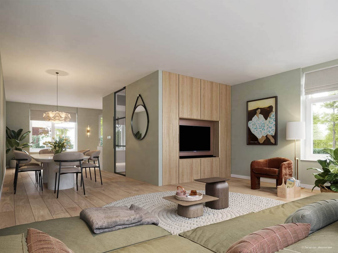 Foto 2 van 2 onder 1 kapwoning (Bouwnr. 35)