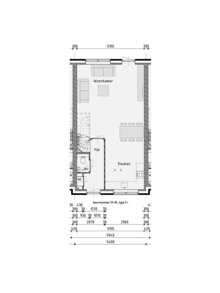 Photo 5 of Tussenwoning (Bouwnr. 49)