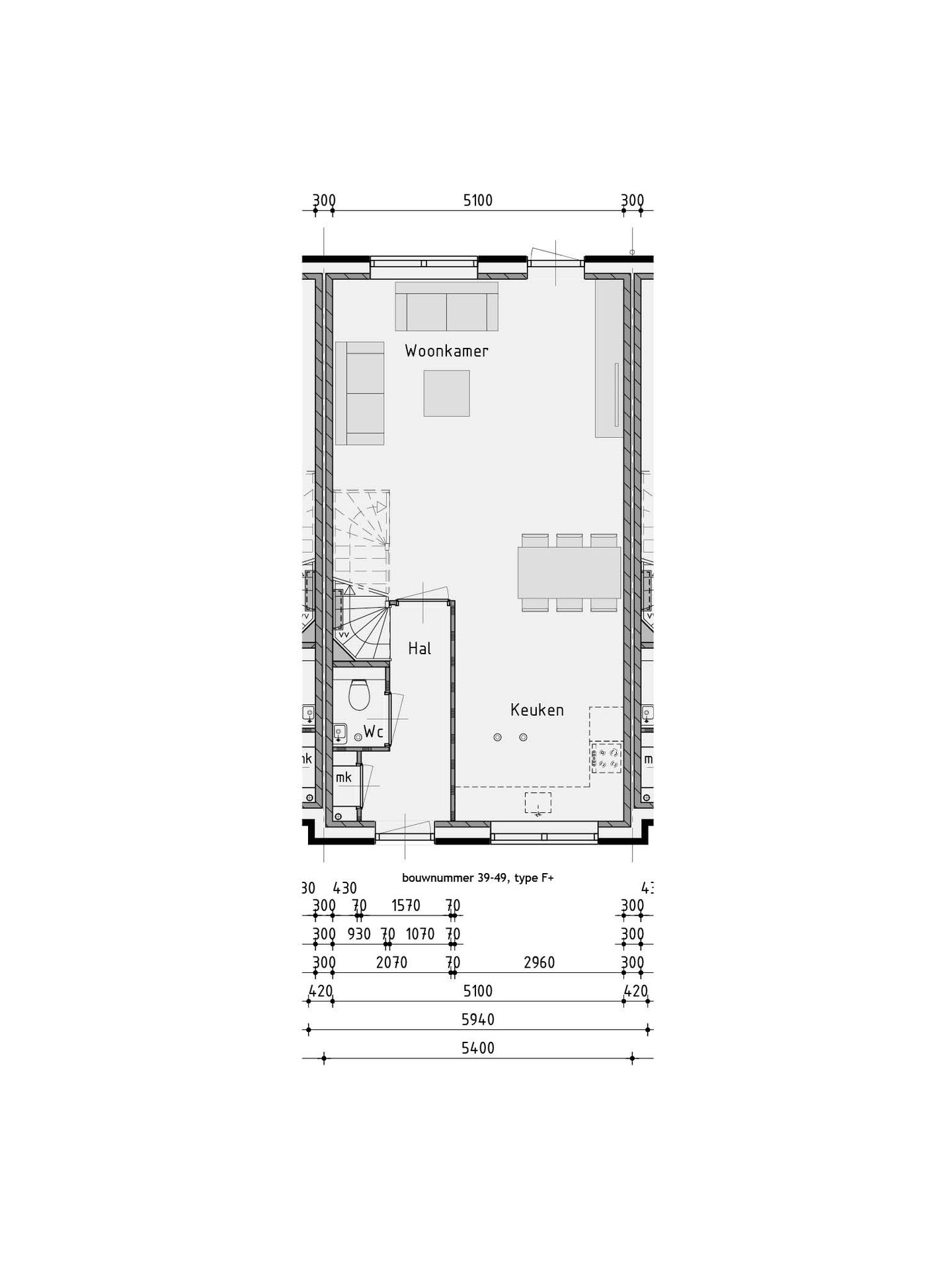 Foto 5 van Tussenwoning (Bouwnr. 39)