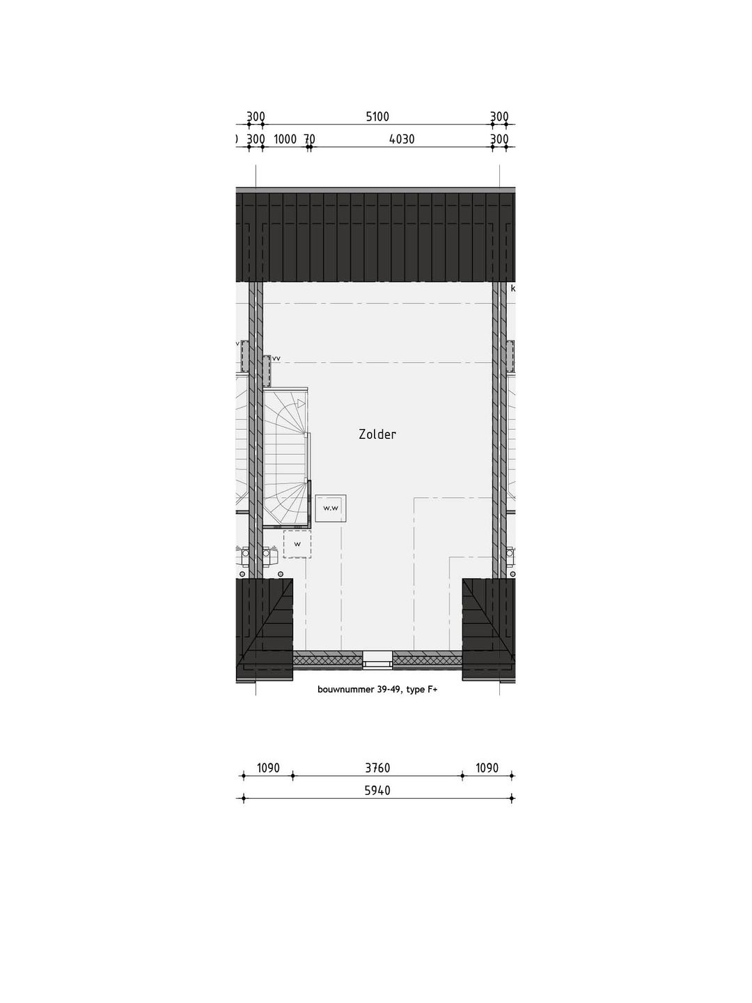 Foto 7 van Tussenwoning (Bouwnr. 39)