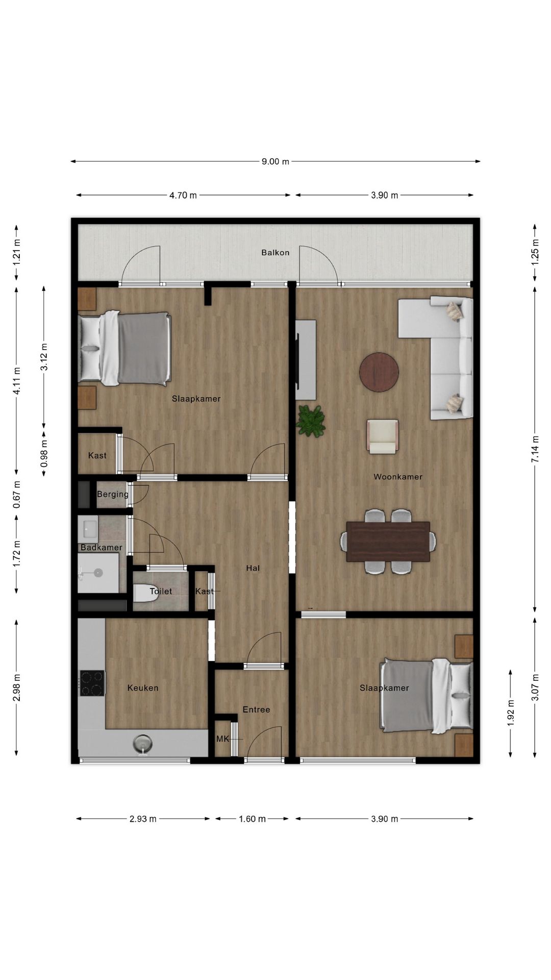 Move-in Ready Apartment on 8th Floor with Panoramic View in Brunssum — 34