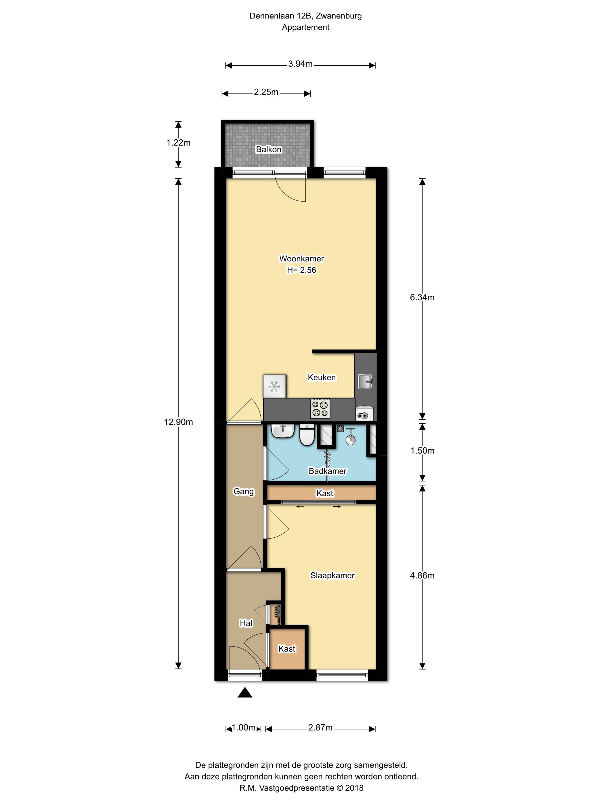 Charming Two-Room Apartment with West-Facing Balcony and Elevator — 23