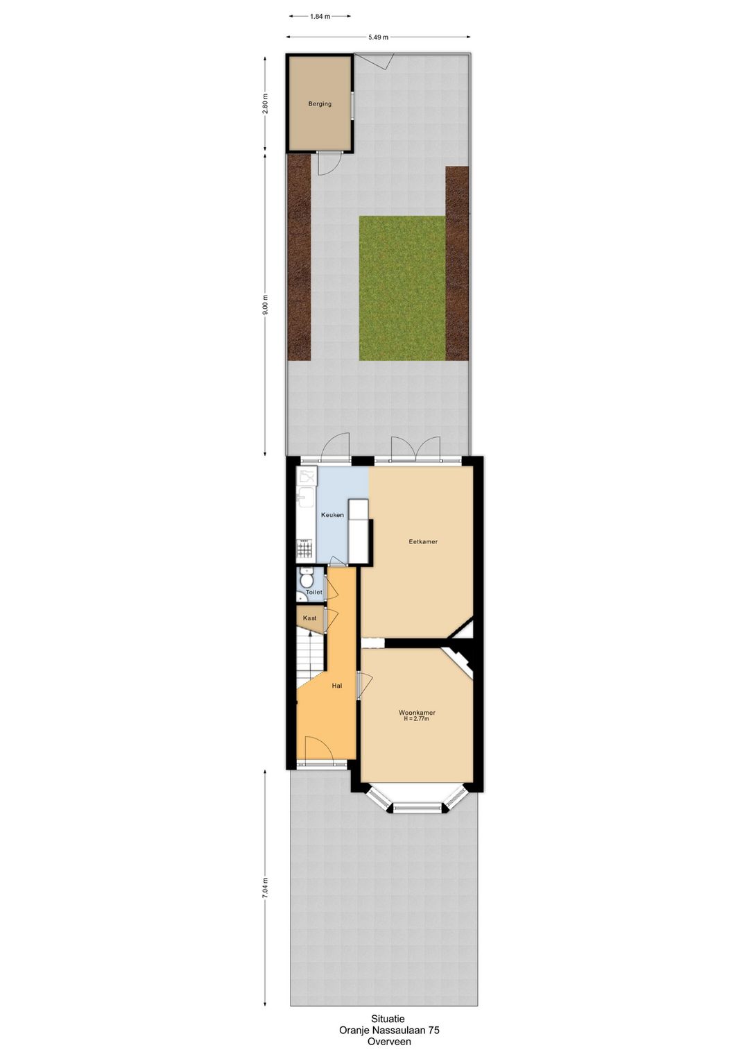 Characteristic terraced house with renovation potential in Overveen — 38