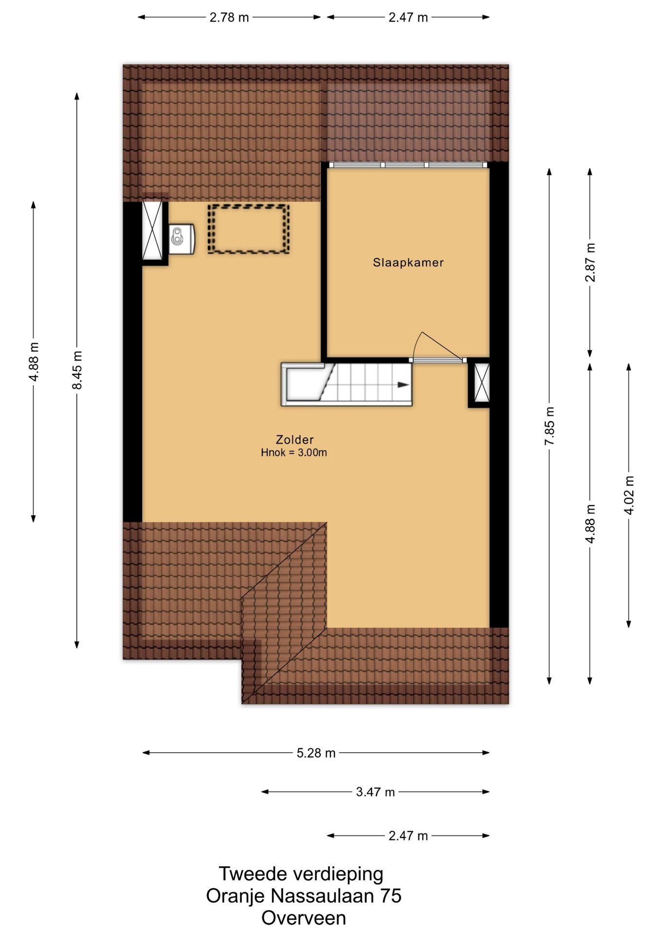 Characteristic terraced house with renovation potential in Overveen — 39