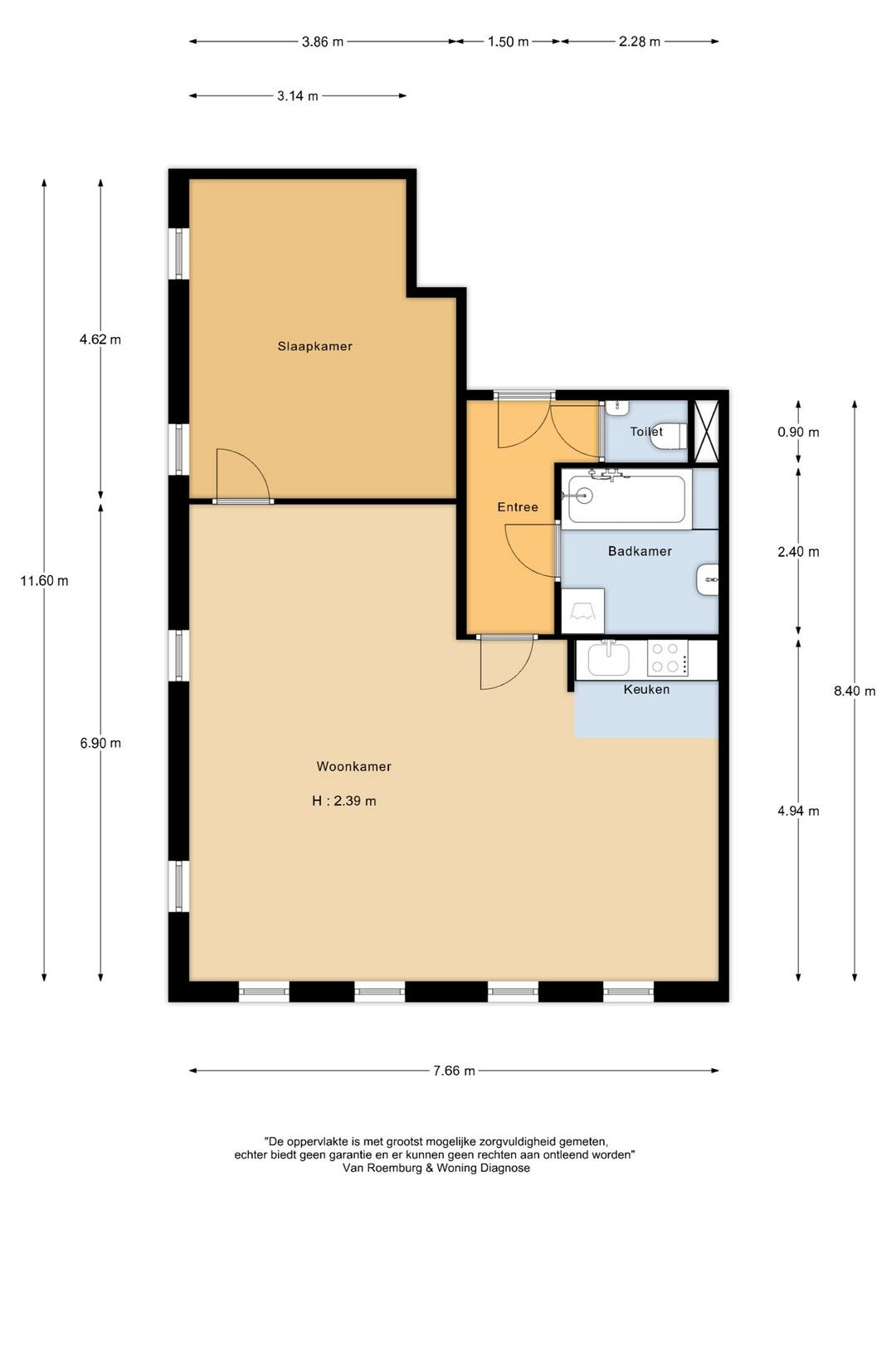 Charming corner apartment with lift in characteristic warehouse building with shared courtyard — 24