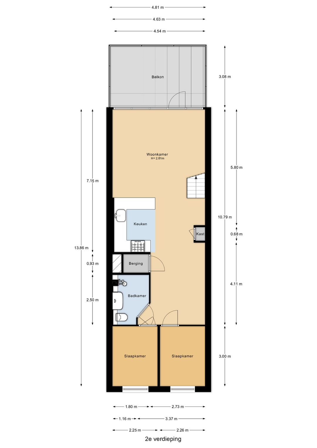 Spacious 5-Room Maisonette with Balcony in Delft — 28