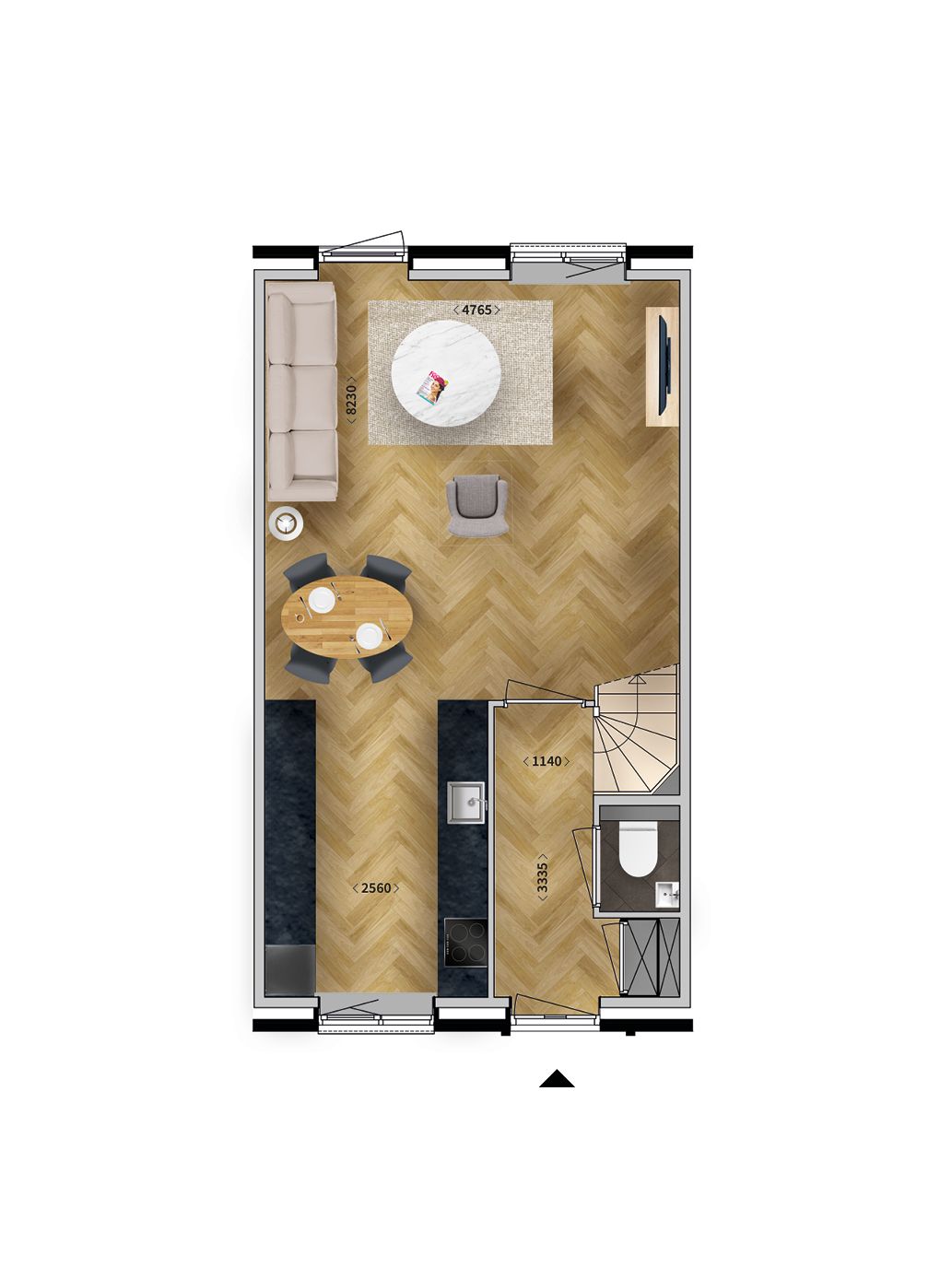 Foto 2 van Tussenwoning (Bouwnr. 30)