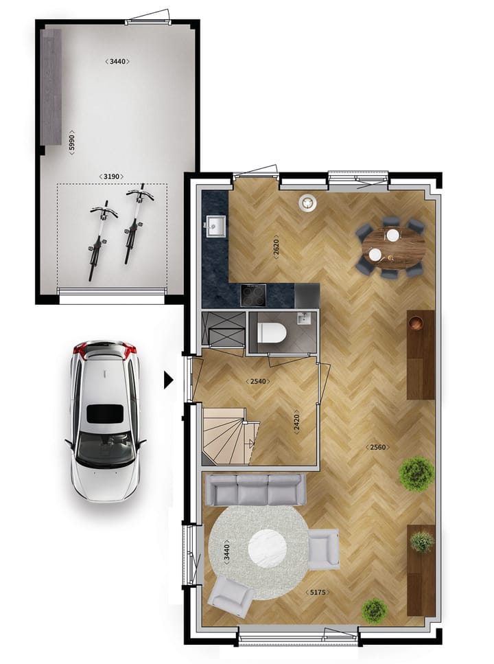 Photo 2 of Twee-onder-een-kapwoning (Bouwnr. 56)