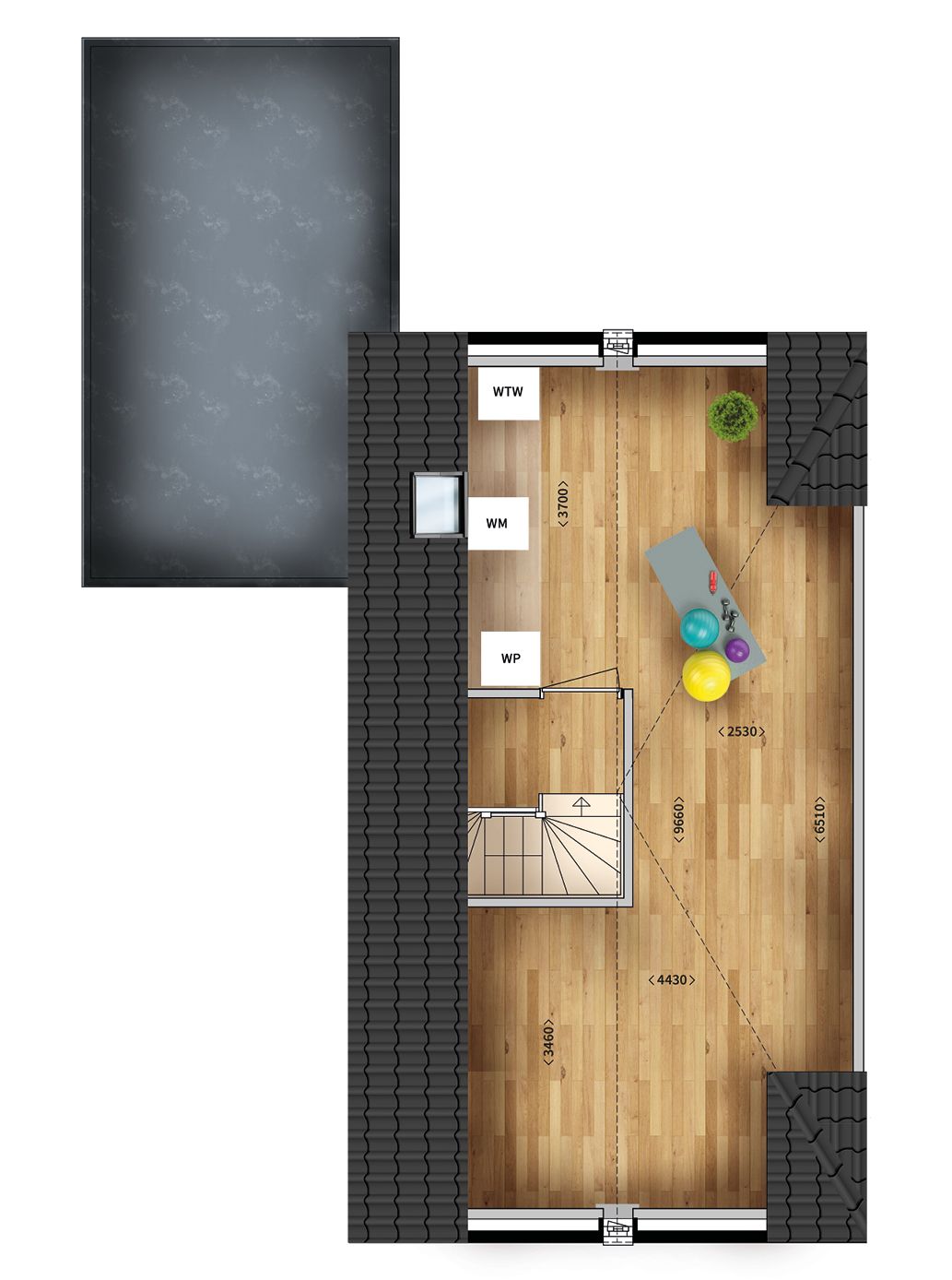 Foto 4 van Twee-onder-een-kapwoning (Bouwnr. 56)