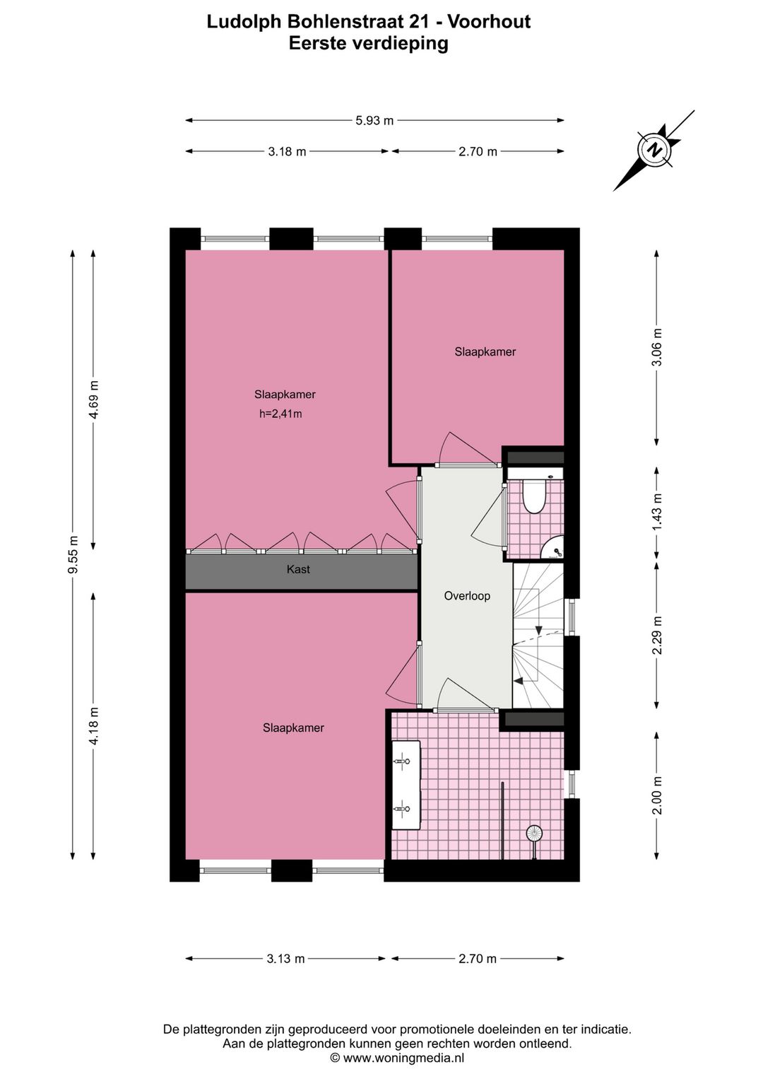 Spacious and atmospheric semi-detached house with four bedrooms and roof terrace in Voorhout — 24