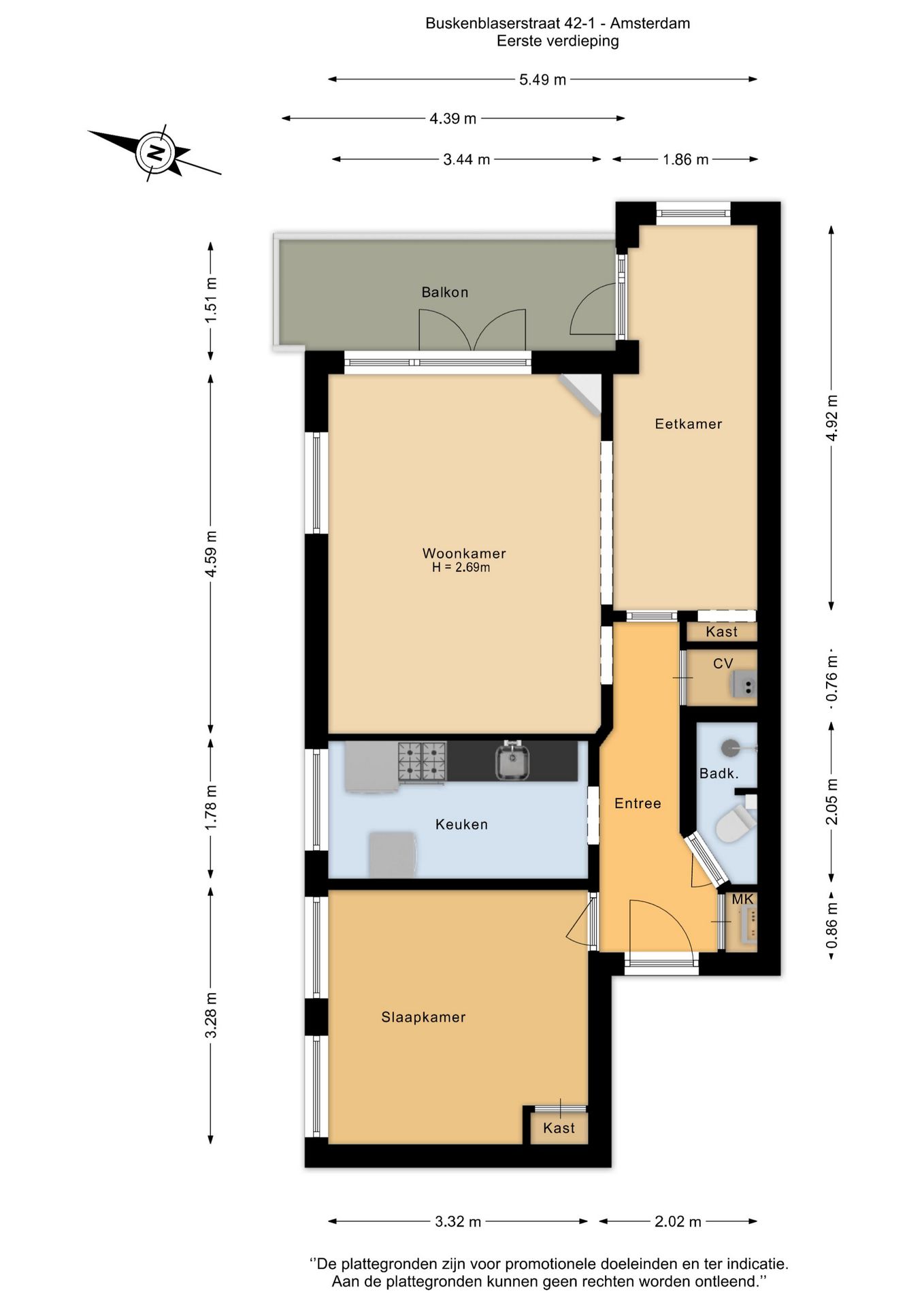 Foto 27 van Buskenblaserstraat 42-1