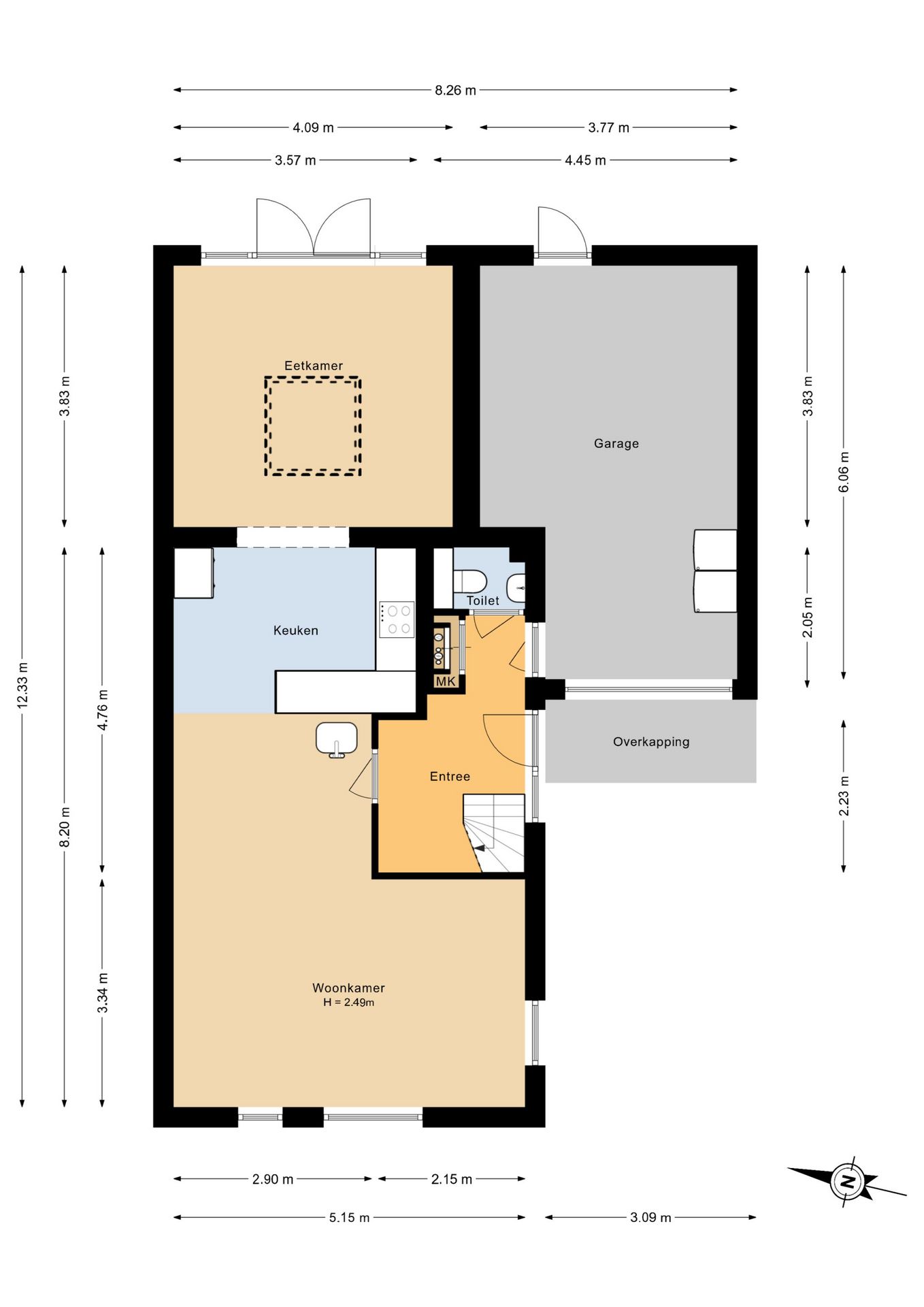 Spacious semi-detached house with garage and large backyard in Vorden — 36