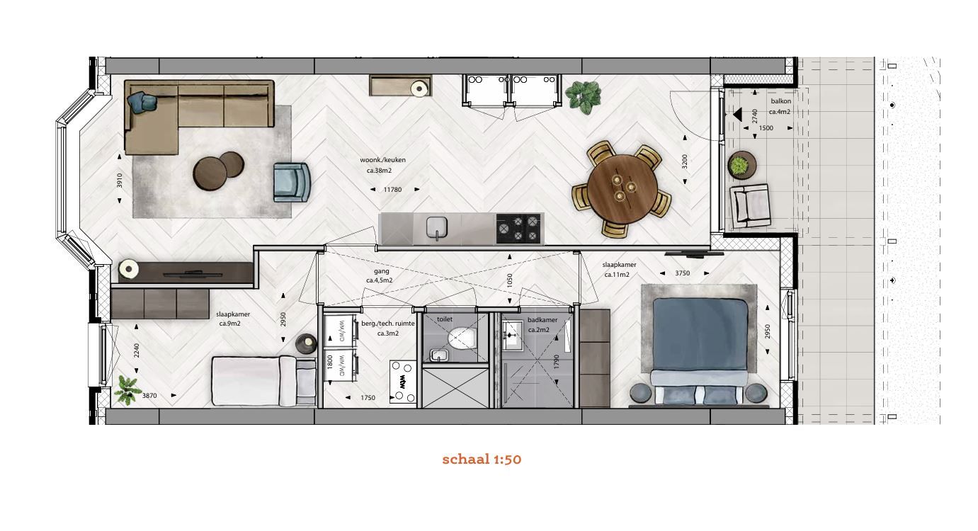 Foto 3 van A-1 (Bouwnr. 1)