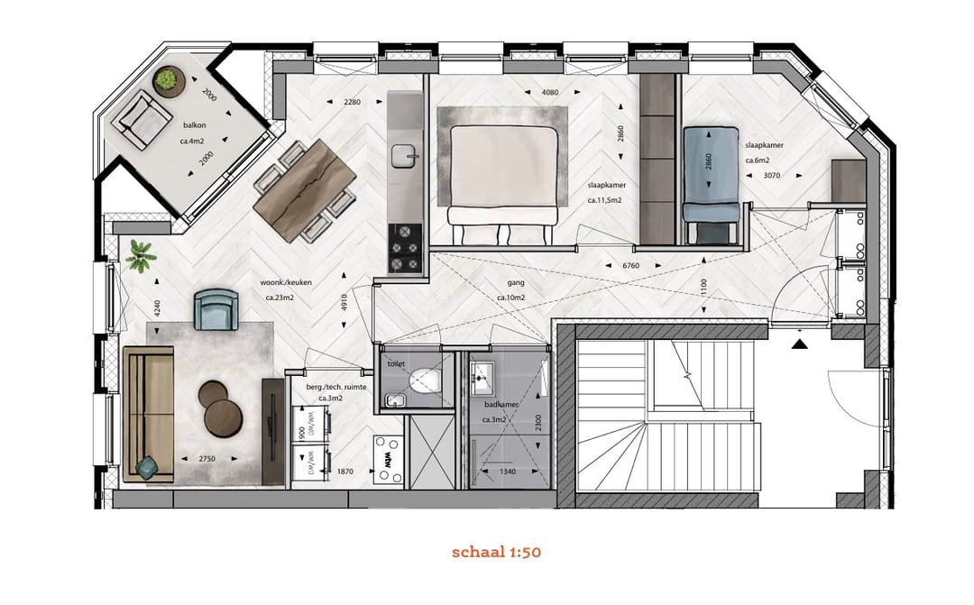 Foto 2 van A-3 (Bouwnr. 5)