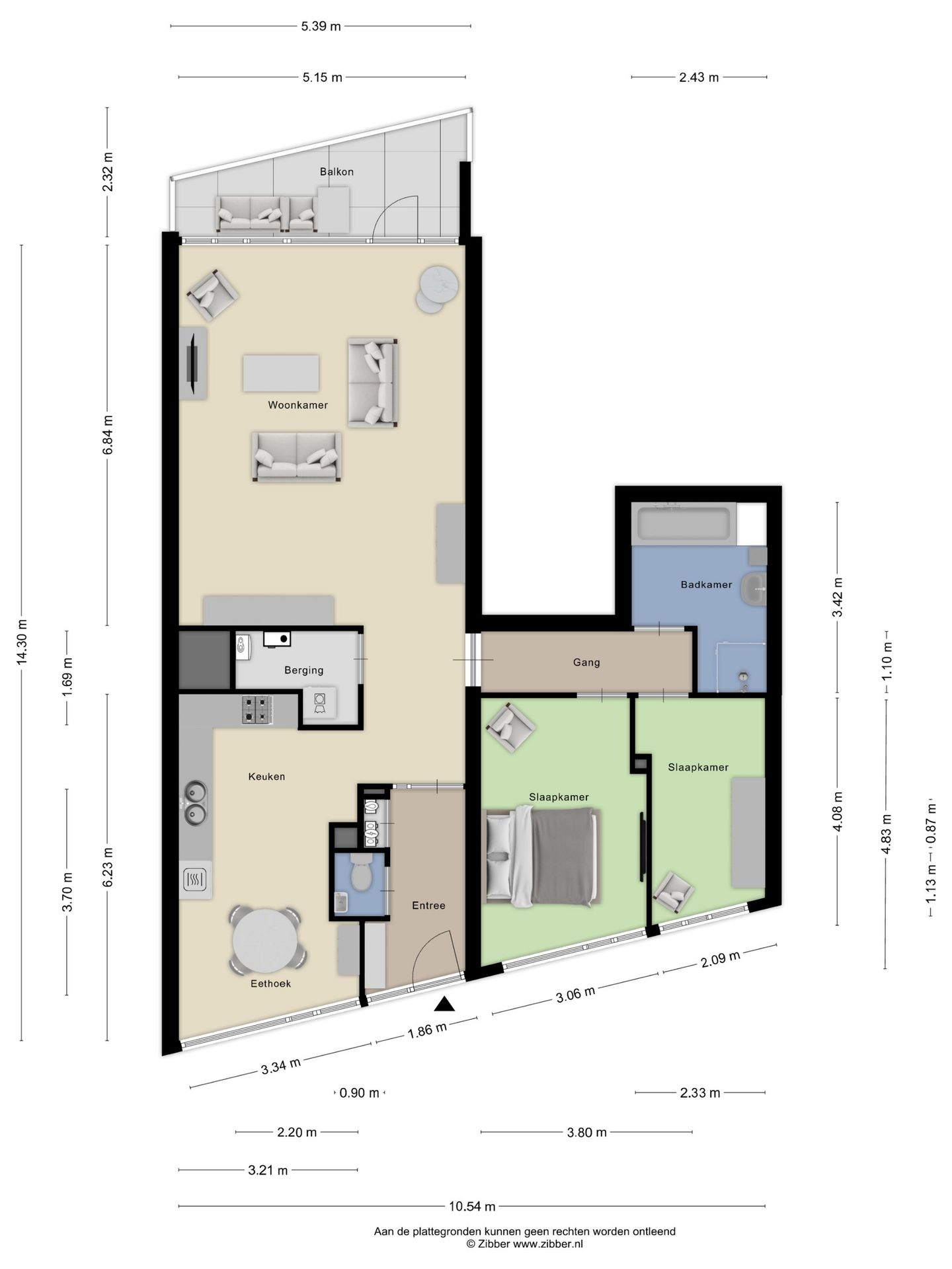 Spacious Ground Floor Apartment with Terrace at Gotenpark, Tilburg — 45