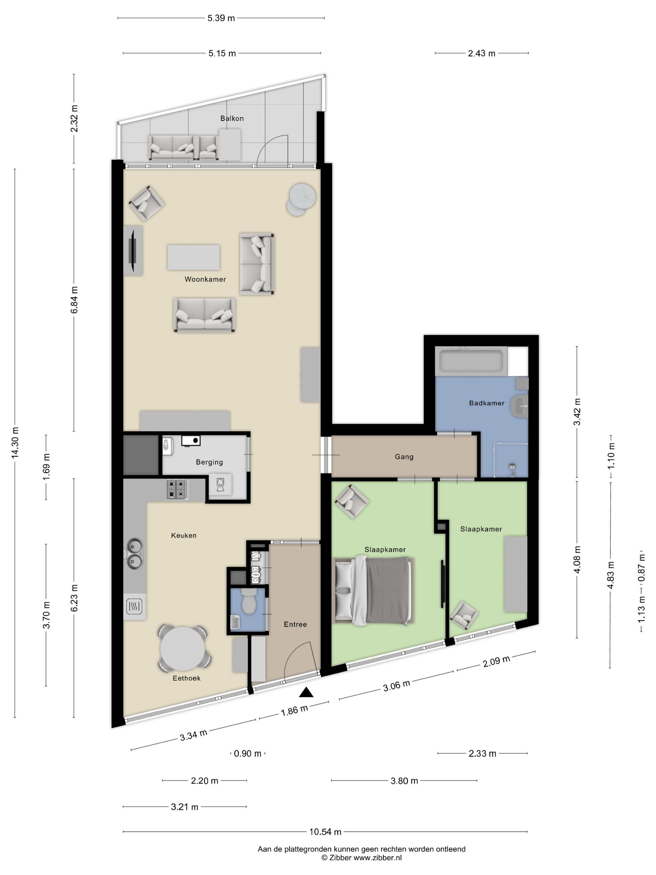 Spacious Ground Floor Apartment with Terrace at Gotenpark, Tilburg — 44