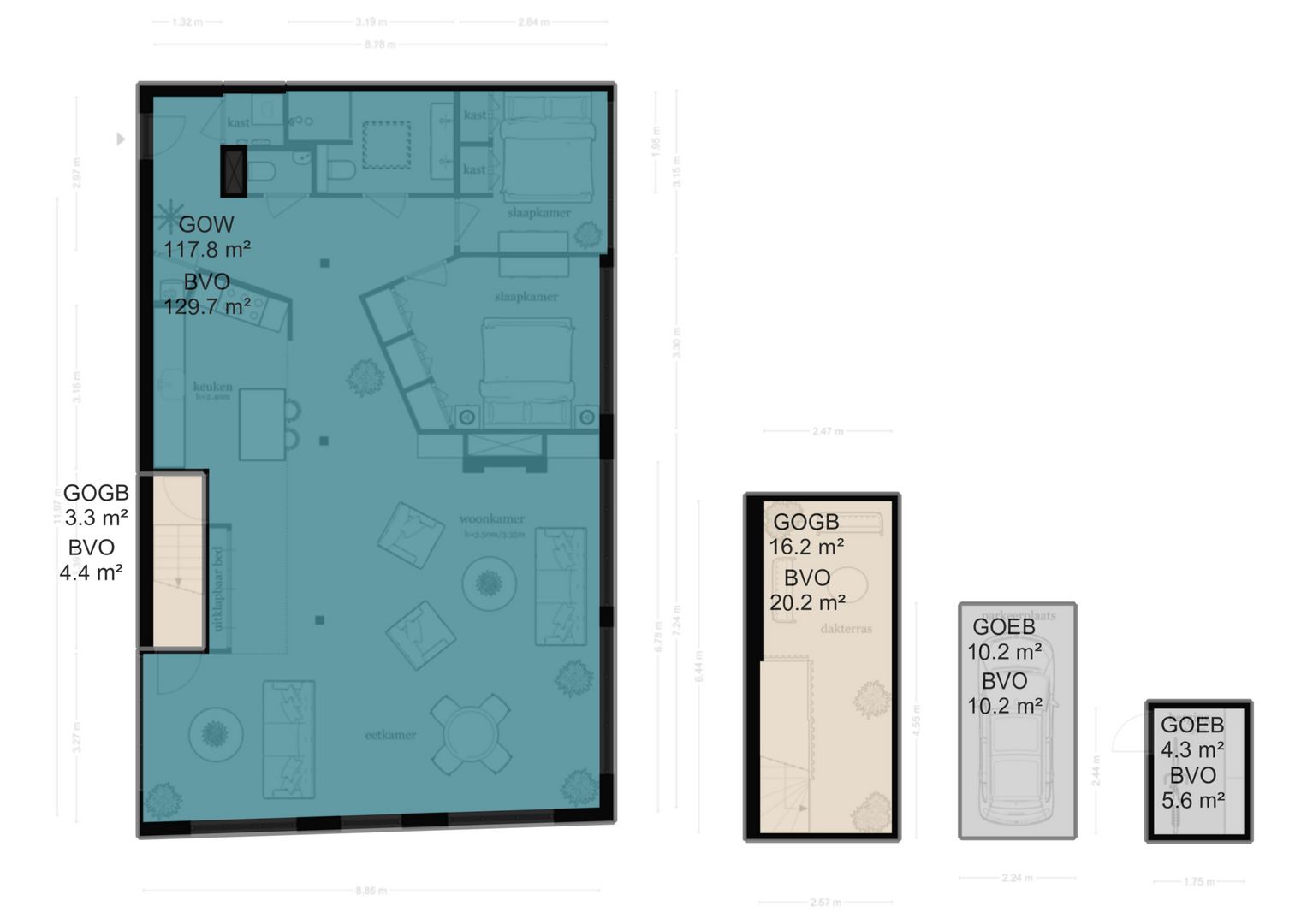 Exclusive Penthouse with Private Roof Terrace in the Jordaan — 51