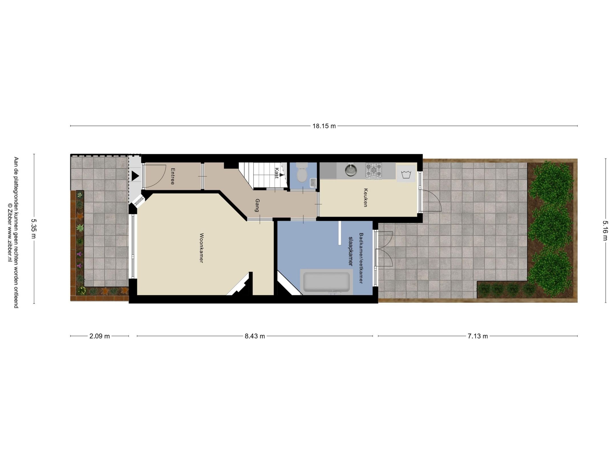 Spacious 1930s Family Home with Sunny Garden on Private Land — 33