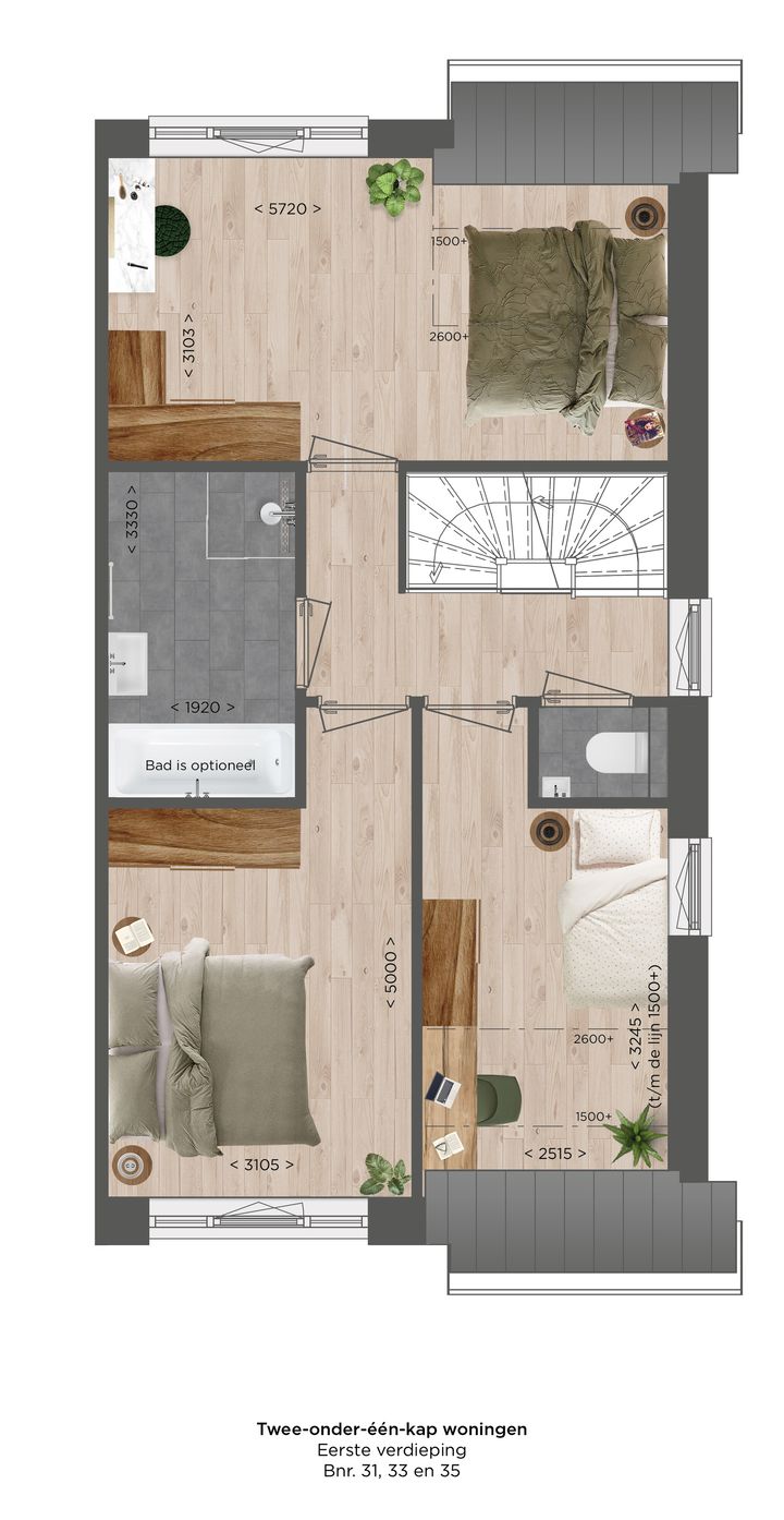 Foto 4 van De Rikker - Twee-onder-een-kapwoningen (Bouwnr. 31)