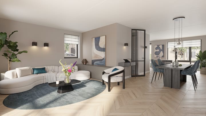 Foto 2 van De Rikker - Twee-onder-een-kapwoningen (Bouwnr. 32)