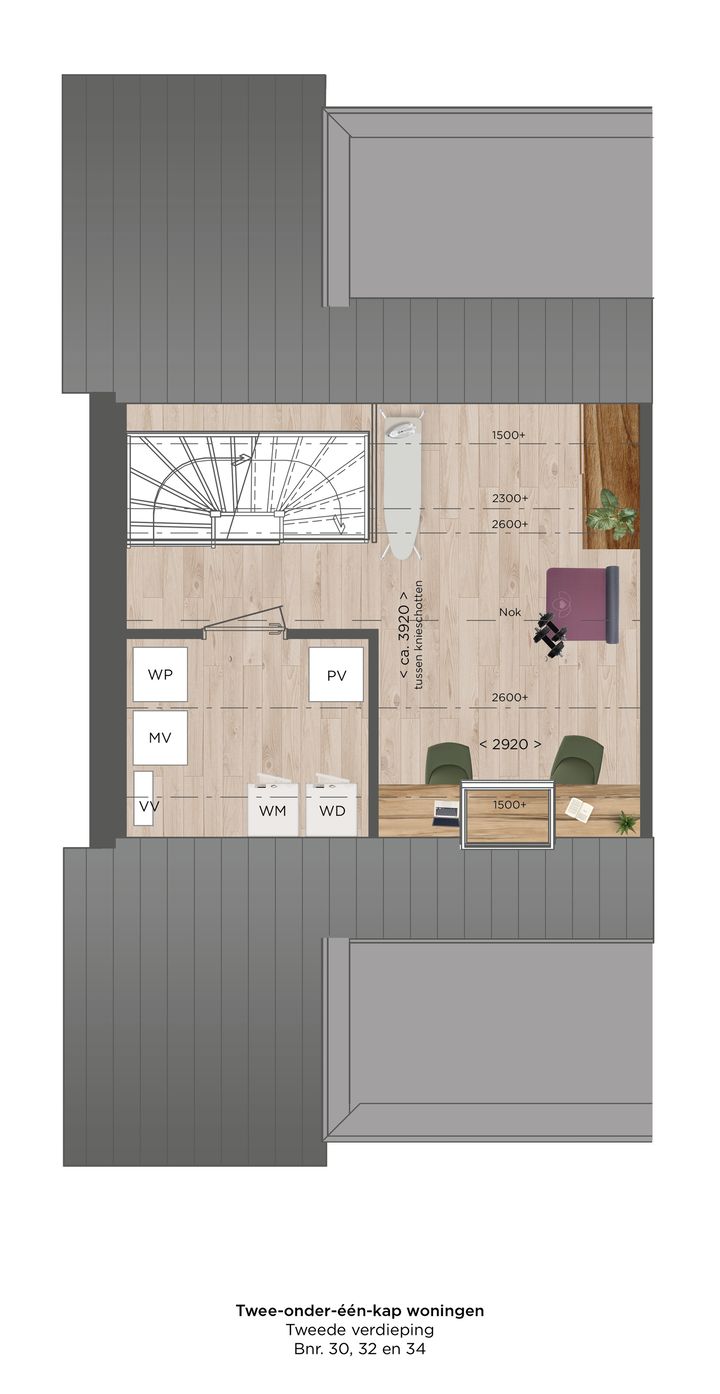 Foto 5 van De Rikker - Twee-onder-een-kapwoningen (Bouwnr. 32)