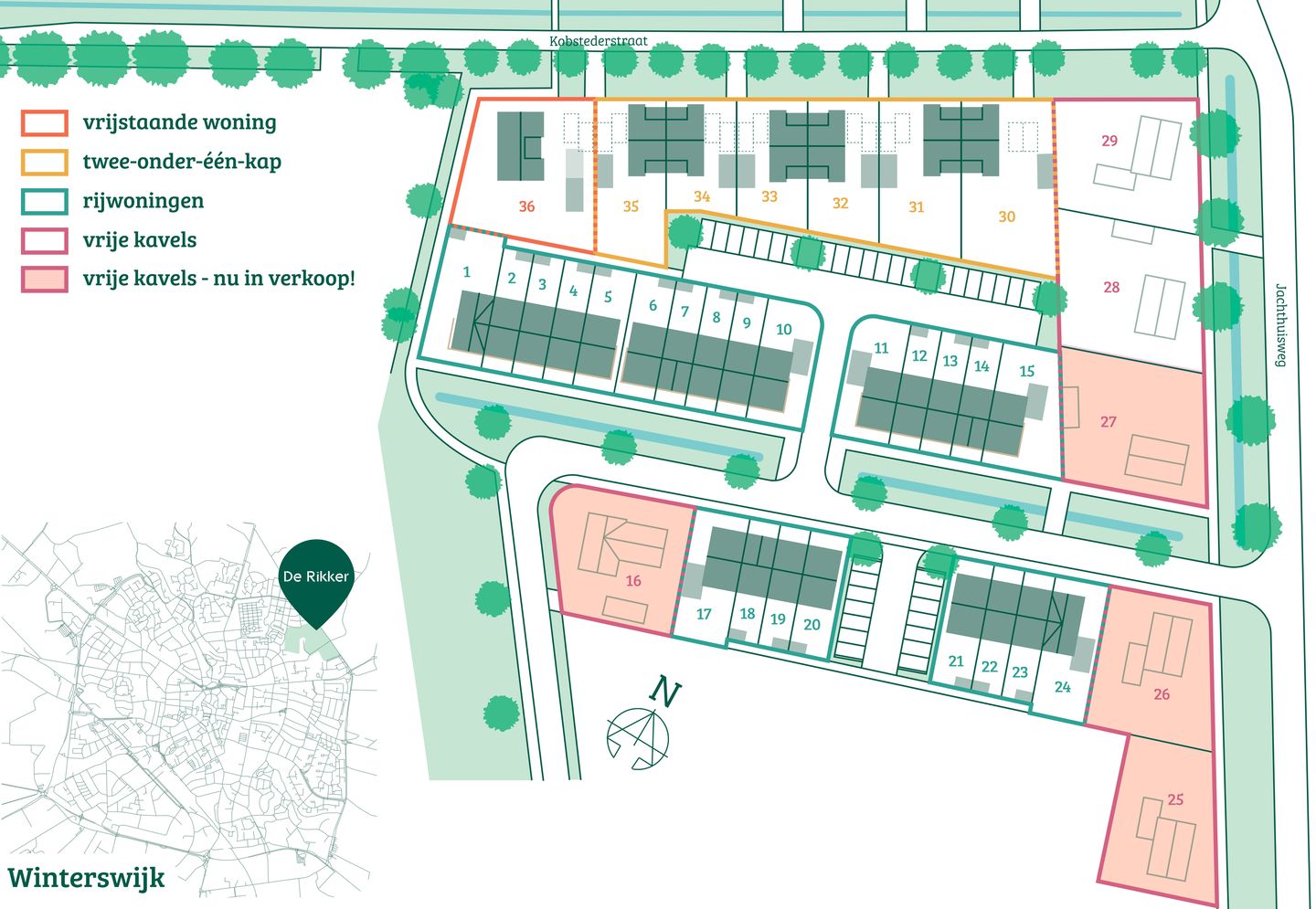 Foto 1 van De Rikker - Bouwkavels (Bouwnr. 27)