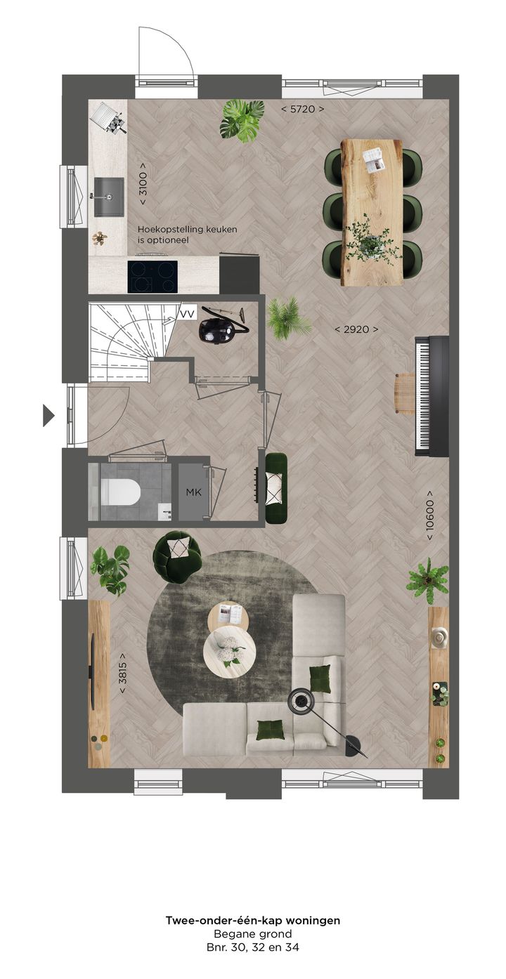 Foto 3 van De Rikker - Twee-onder-een-kapwoningen (Bouwnr. 32)