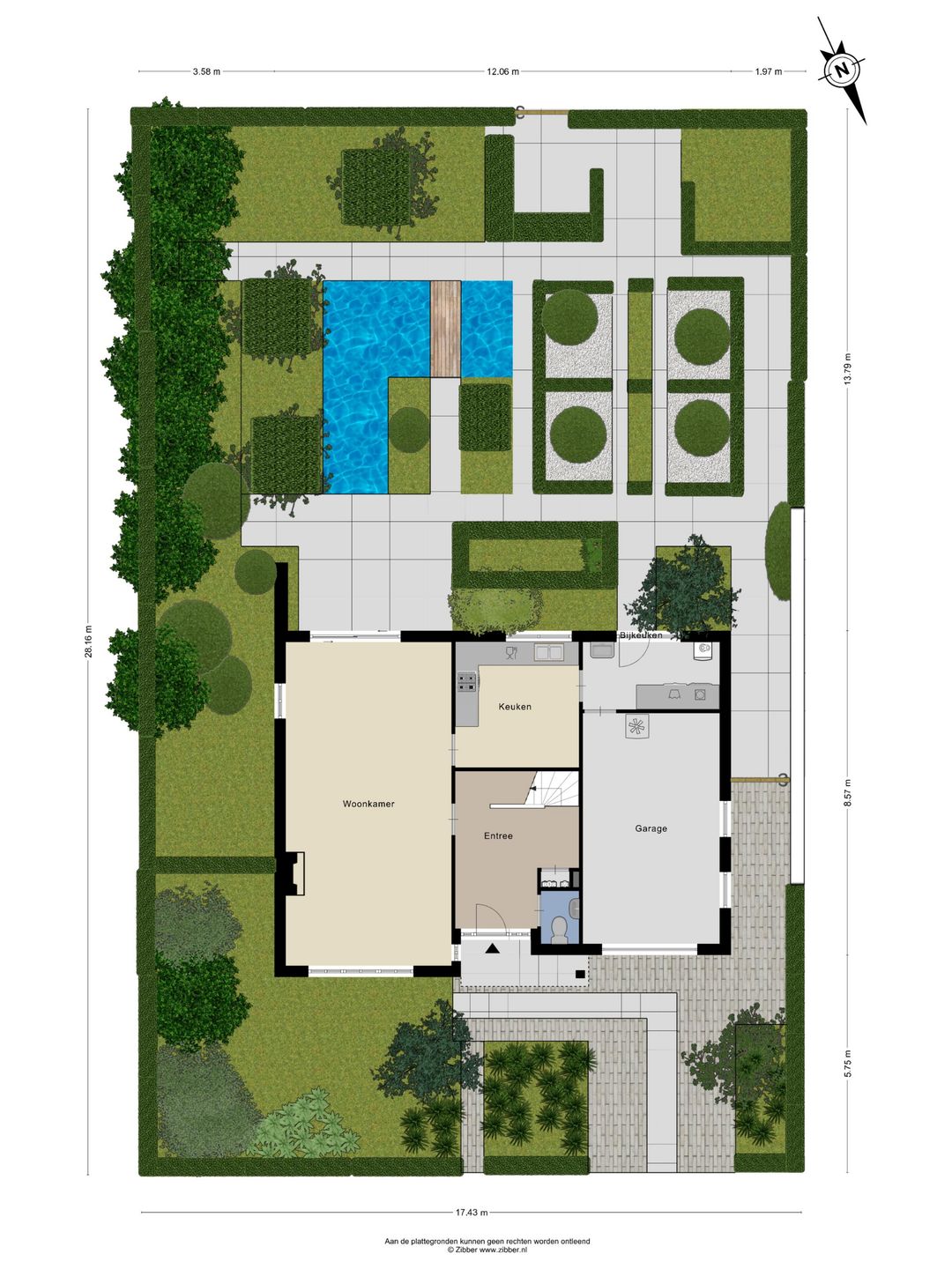 Detached House with Garage and Private Garden — 34