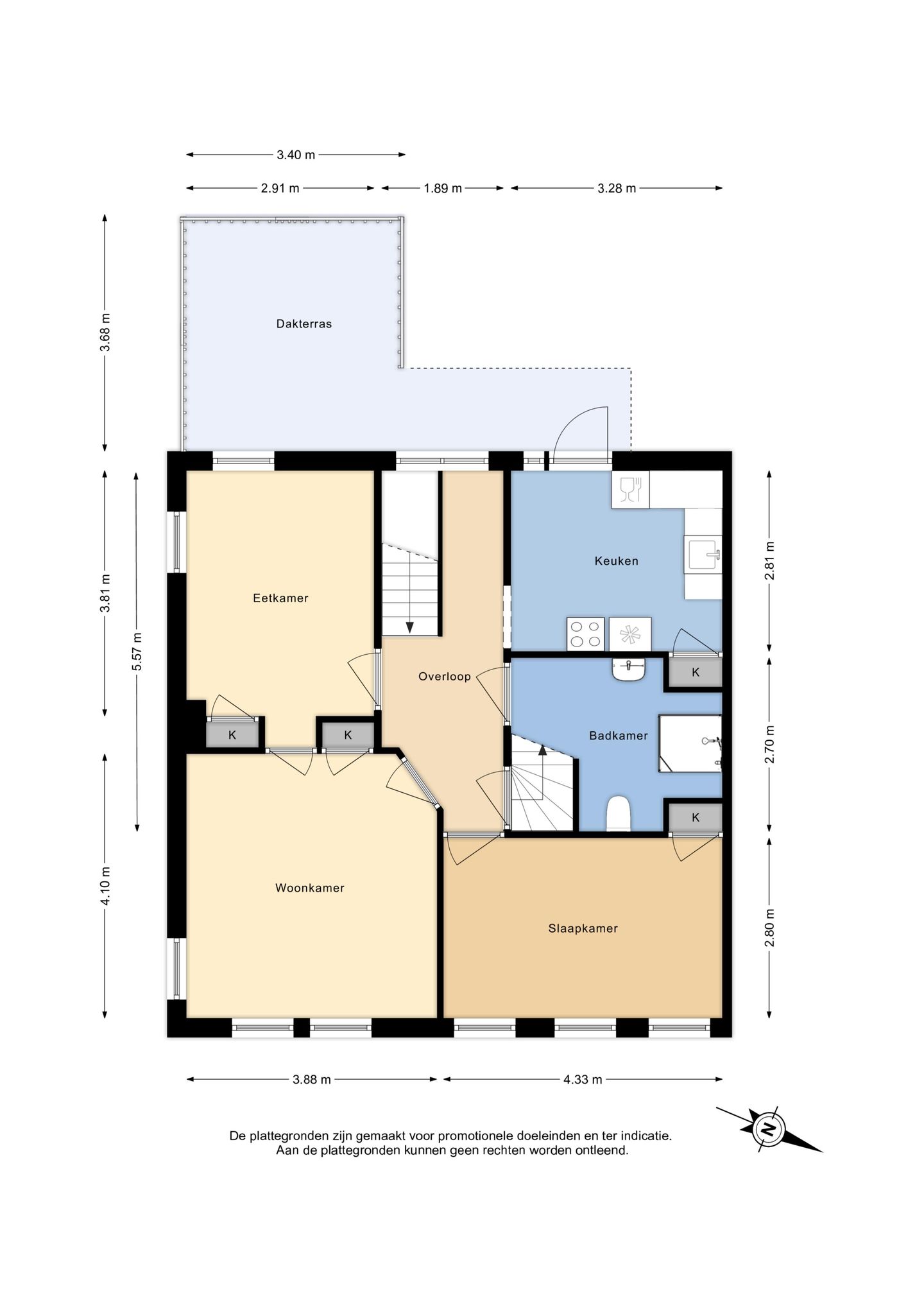 Spacious semi-detached property with residential and commercial potential in Pijnacker center — 55