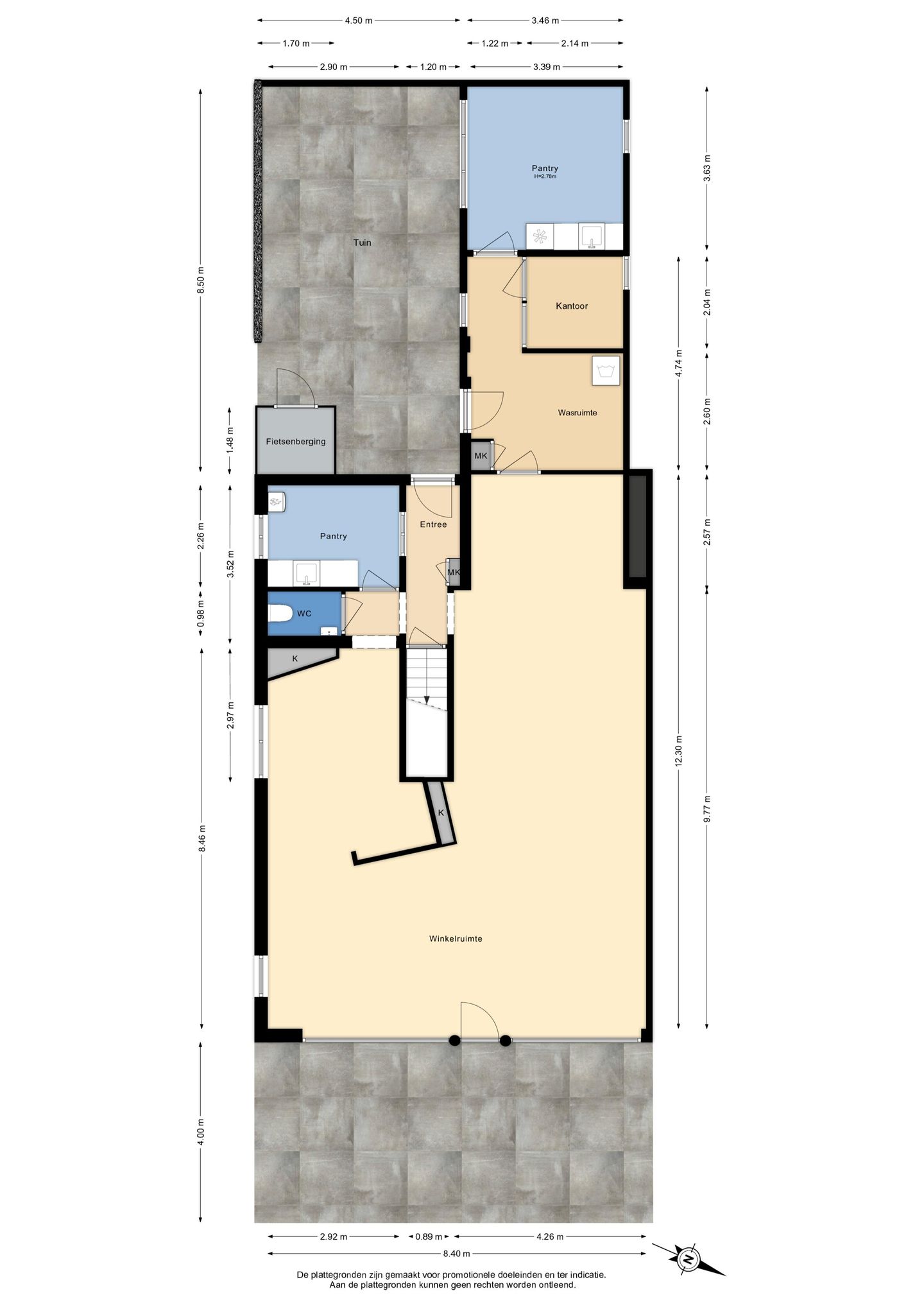 Spacious semi-detached property with residential and commercial potential in Pijnacker center — 54