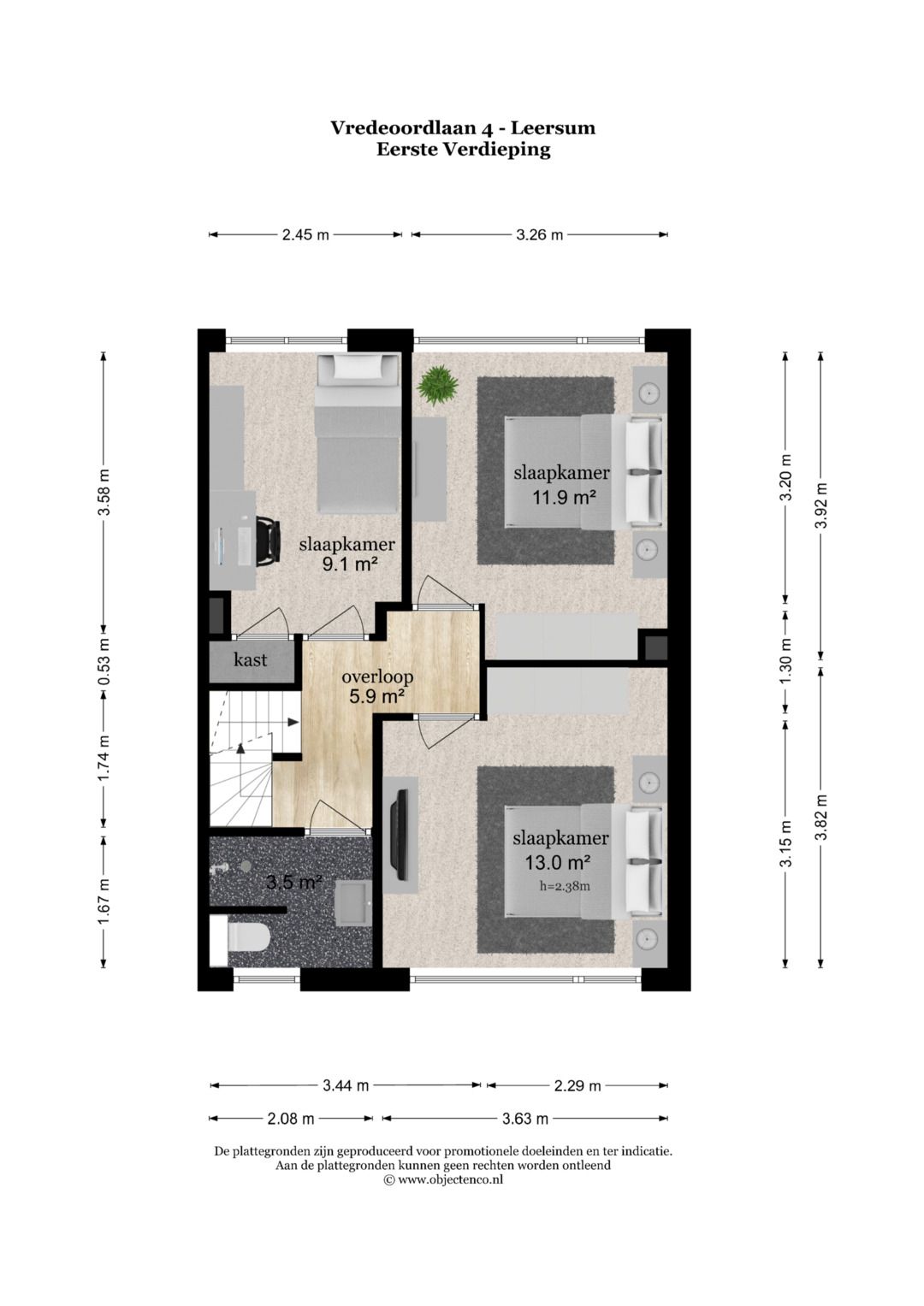 Foto 55 van Vredeoordlaan 4