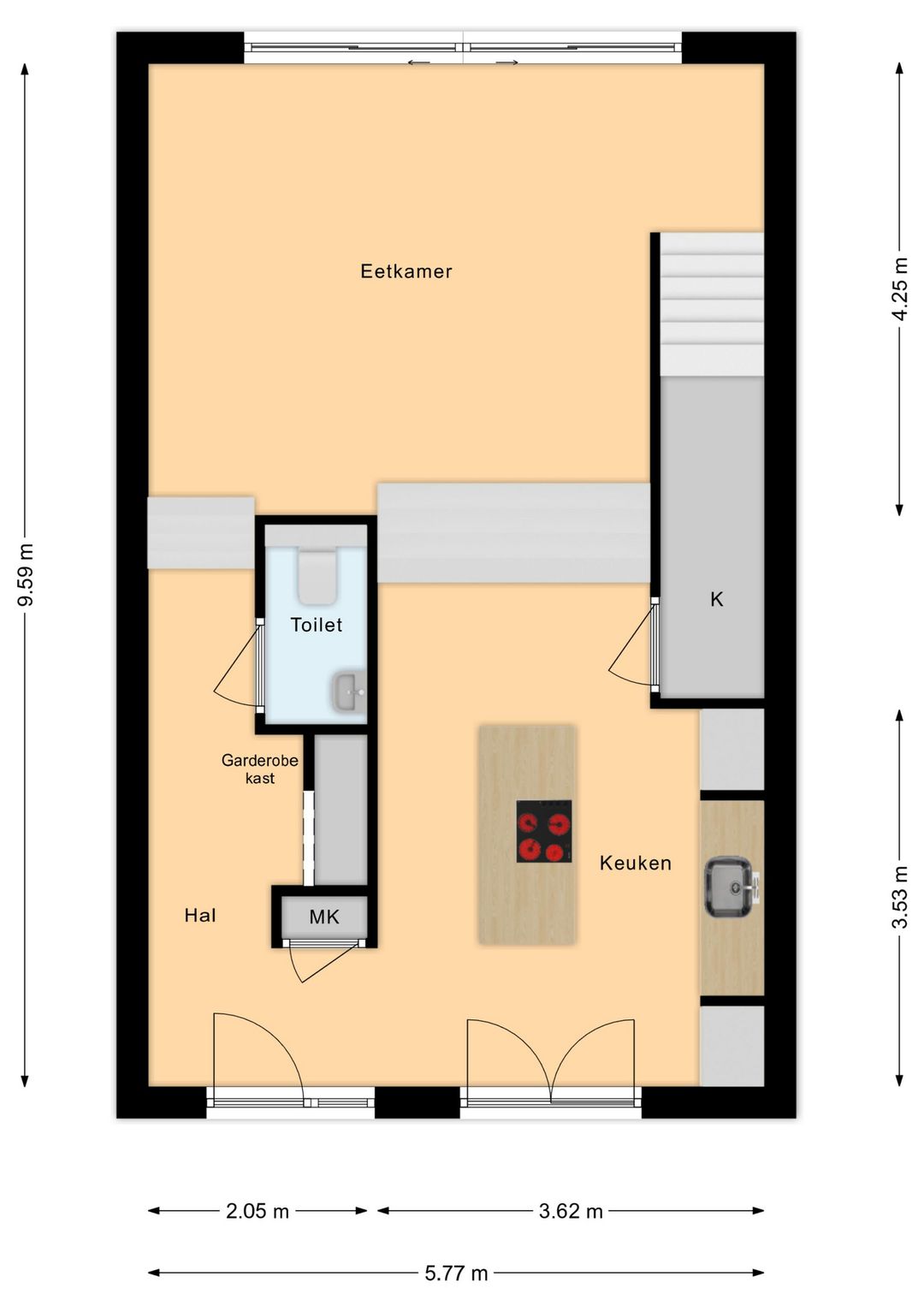 Foto 28 van Boddenkamplaan 25