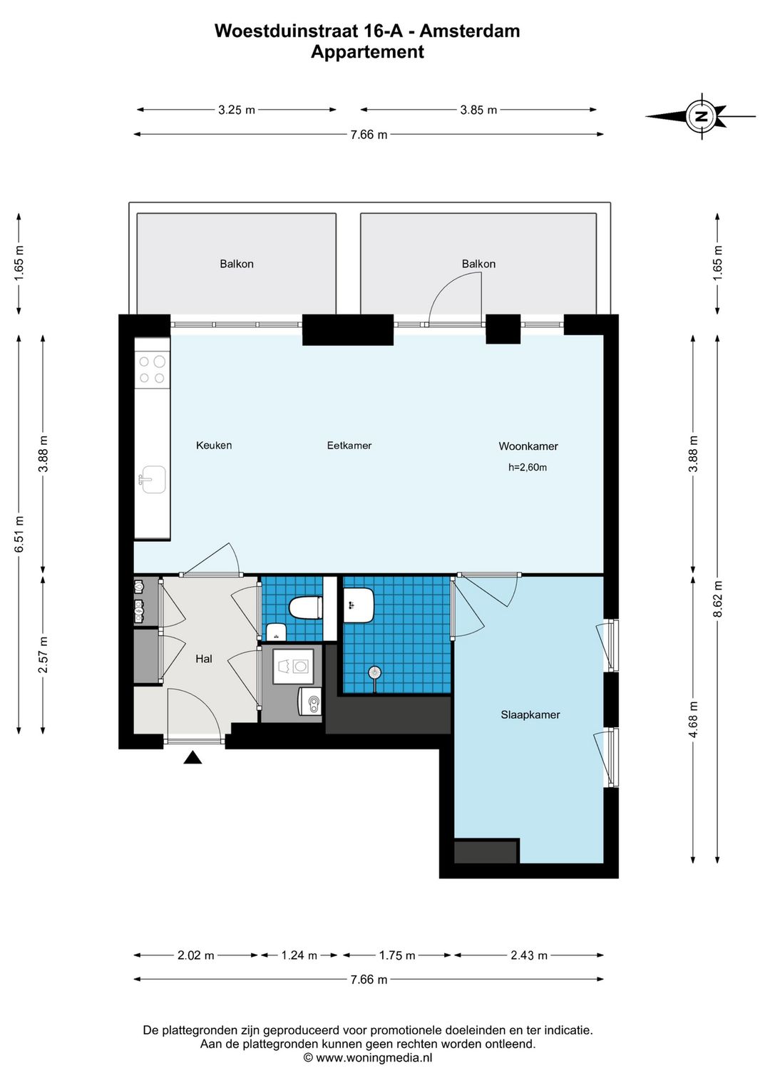 Foto 28 van Woestduinstraat 16-A