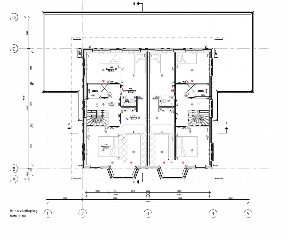 Foto 14 van Riante Dubbele villa's (Bouwnr. 1)