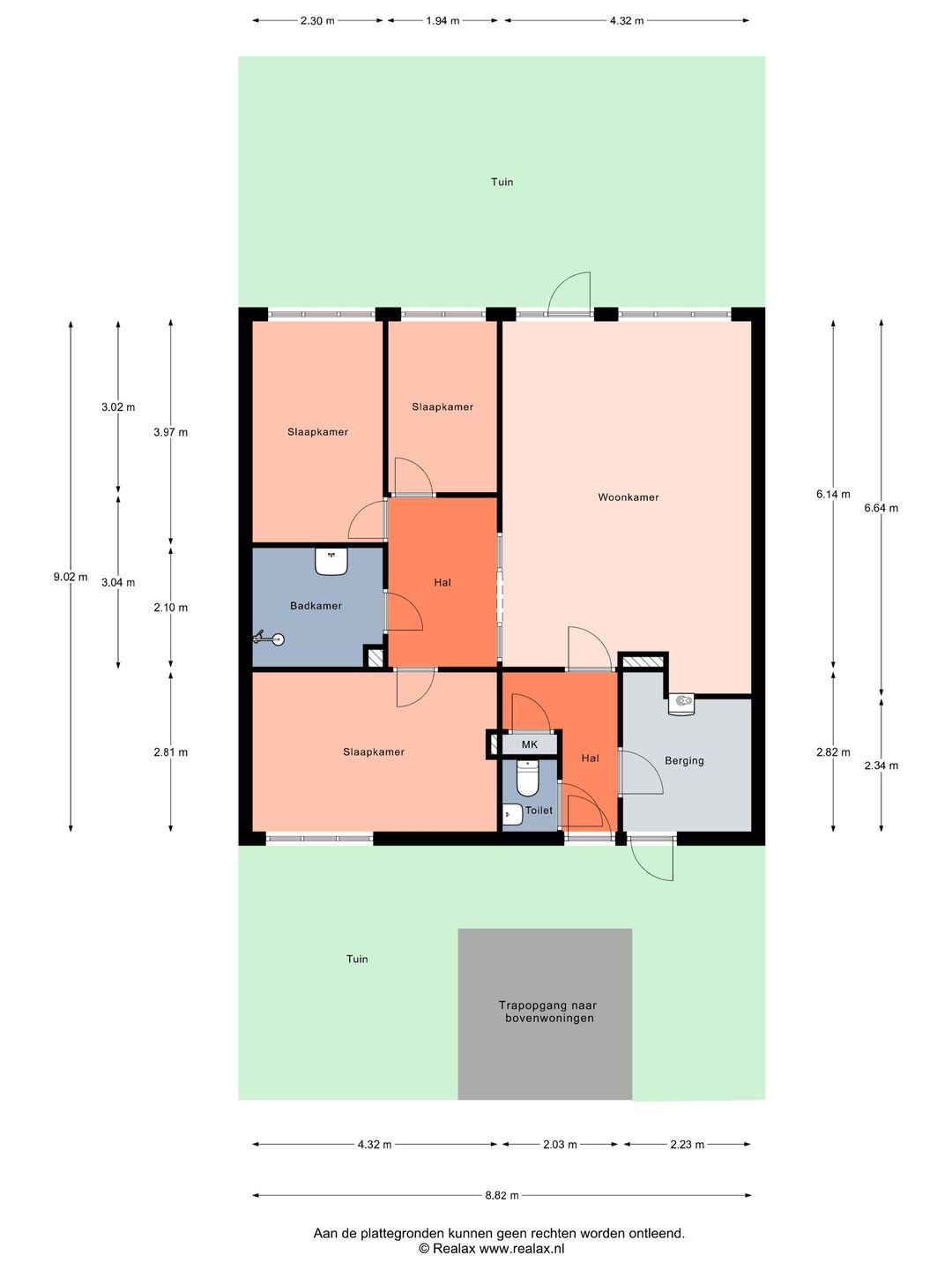 Ground floor apartment with three bedrooms and south facing garden — 33