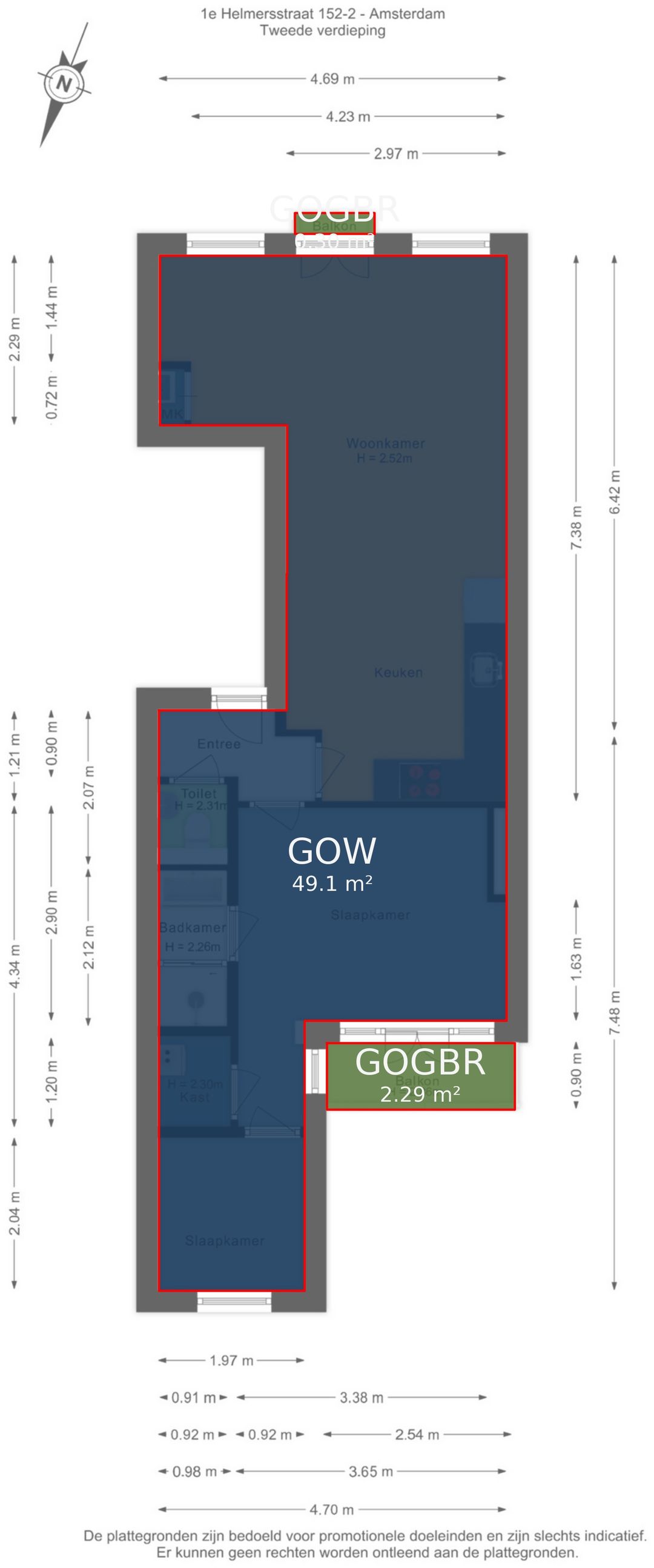 Foto 47 van Eerste Helmersstraat 152-2