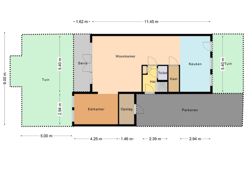 Spacious and well-maintained semi-detached house with 5 bedrooms in child-friendly neighborhood — 37