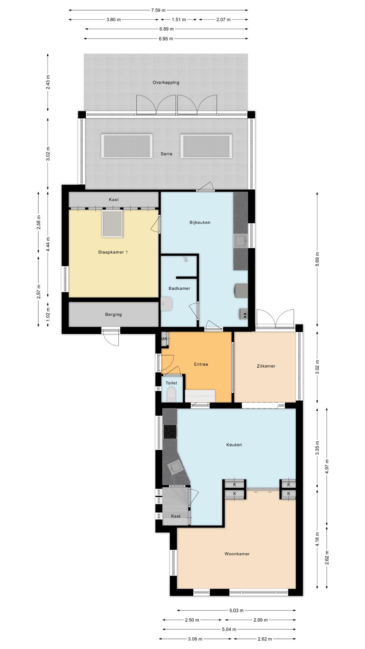 Spacious detached rural residence with large plot and expansion possibilities in Egmond-Binnen — 48