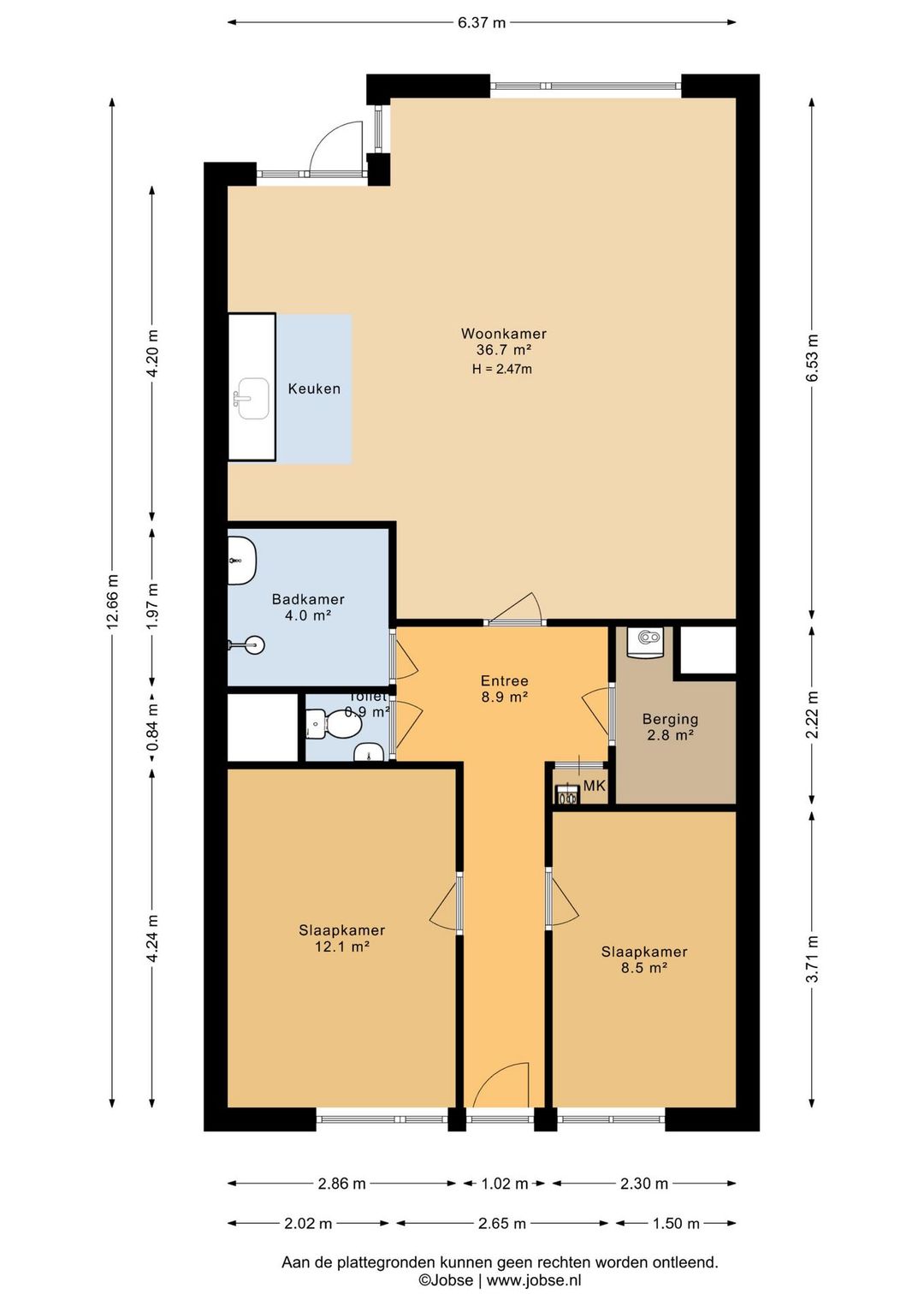 Ground floor apartment with garden in Rotterdam Kreekhuizen — 12