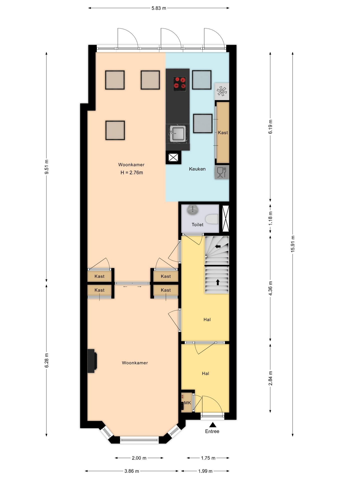 Characteristic extended 1930s mansion with deep garden — 41