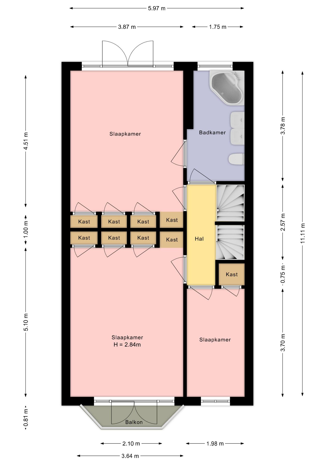 Characteristic extended 1930s mansion with deep garden — 42