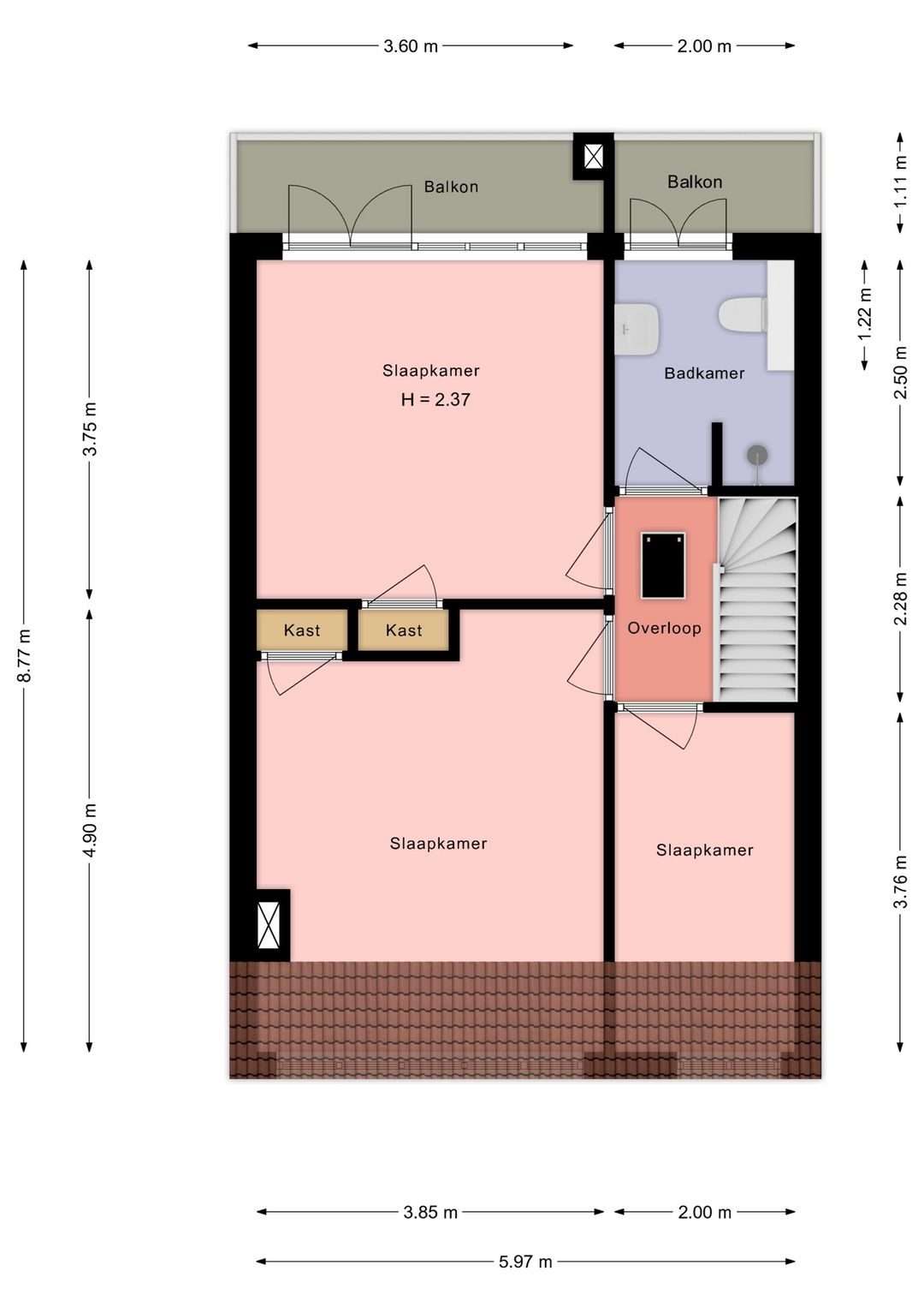 Characteristic extended 1930s mansion with deep garden — 43
