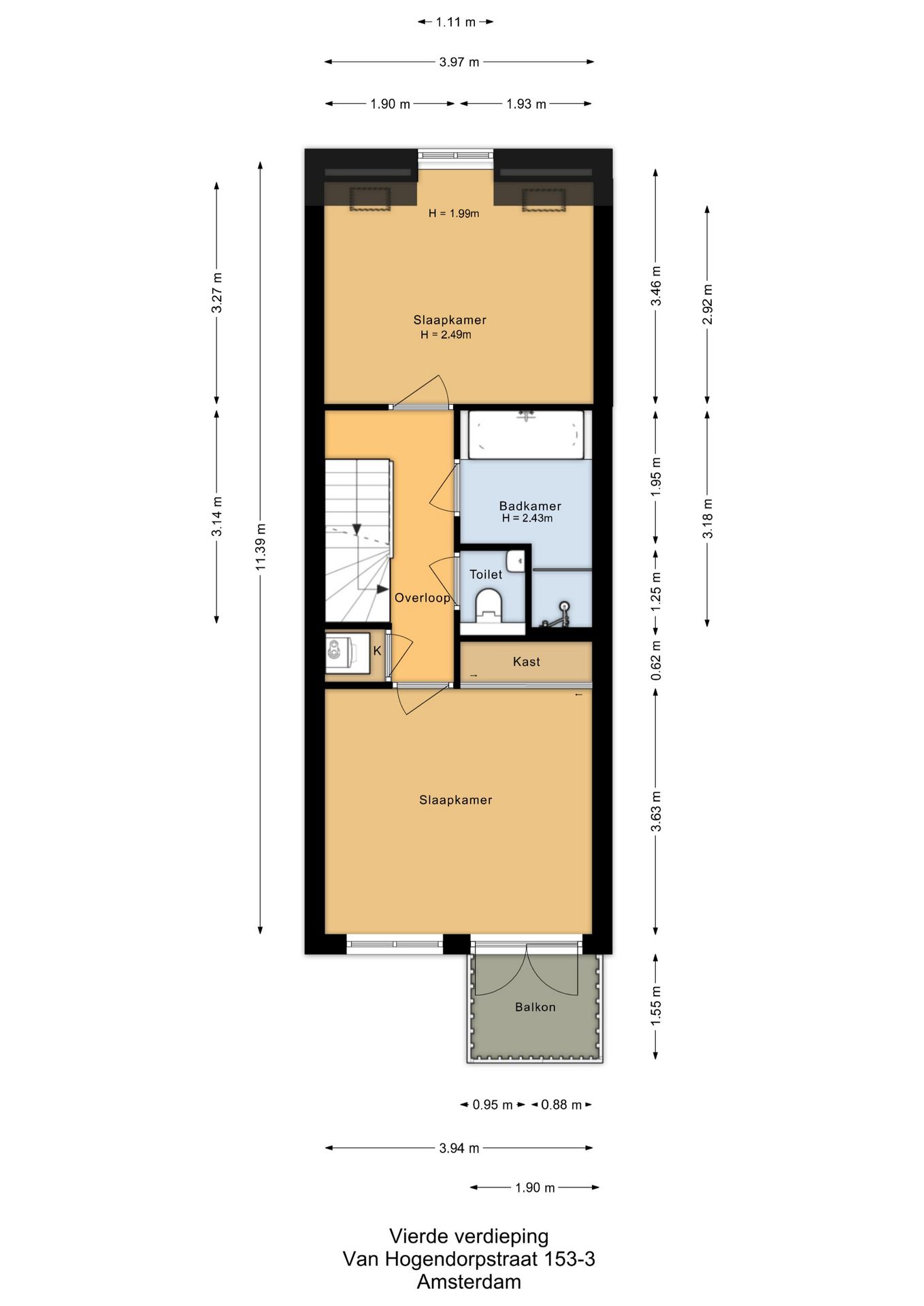 Foto 40 van Van Hogendorpstraat 153-3