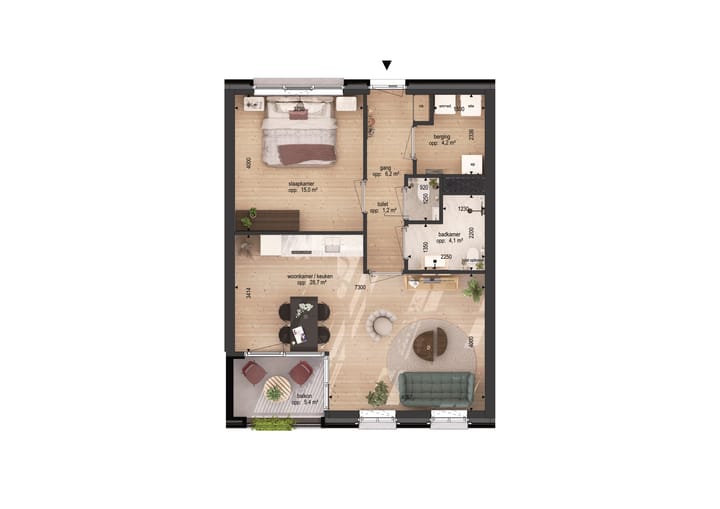 Foto 5 van Dingstraat nieuwbouwappartement A06