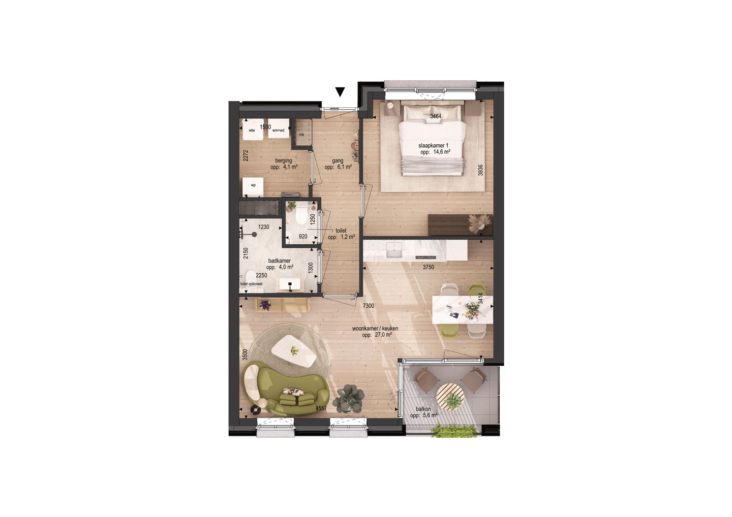 Foto 5 van Dingstraat nieuwbouwappartement A07