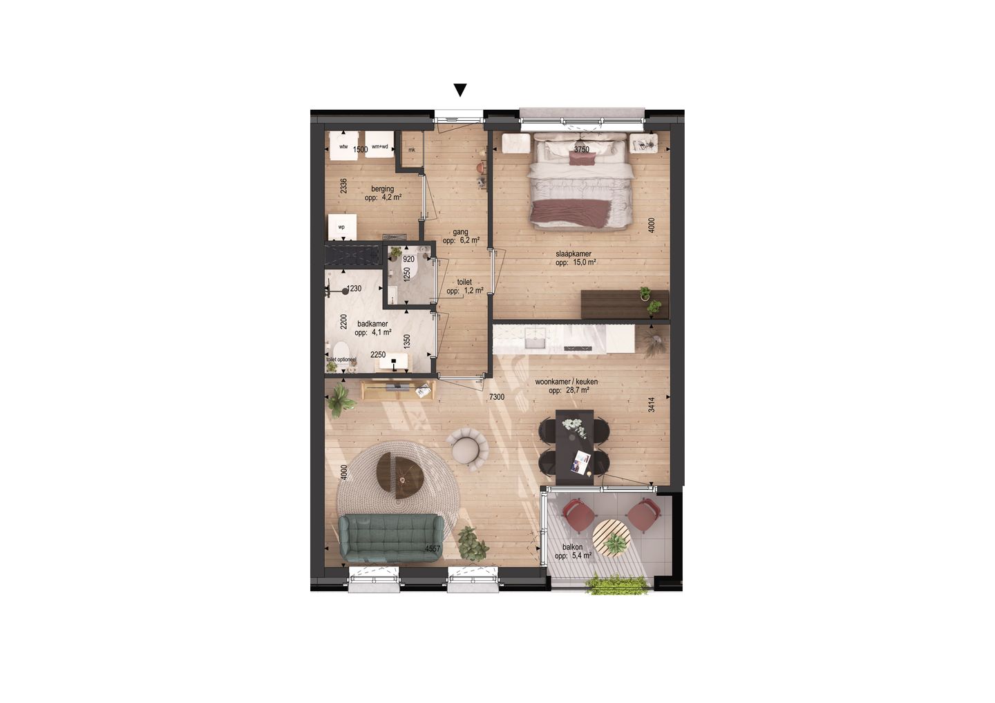 Foto 5 van Dingstraat nieuwbouwappartement A23