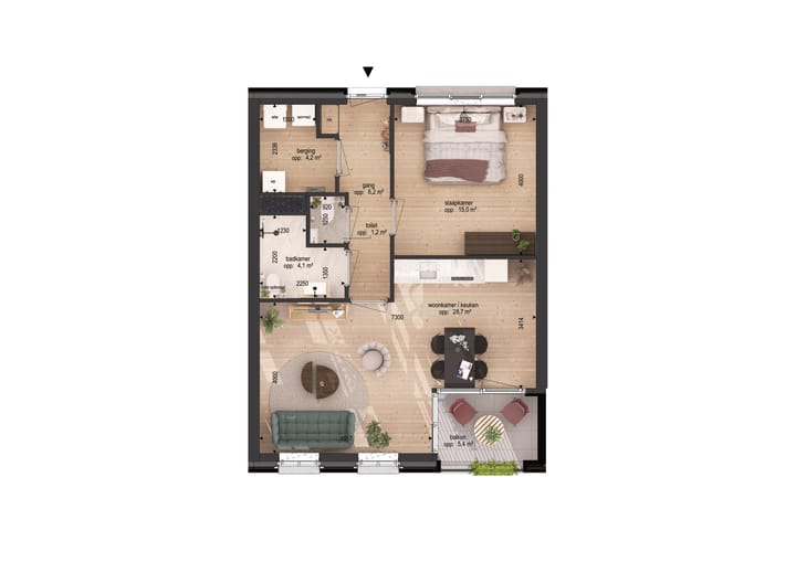 Photo 5 of Dingstraat nieuwbouwappartement A23