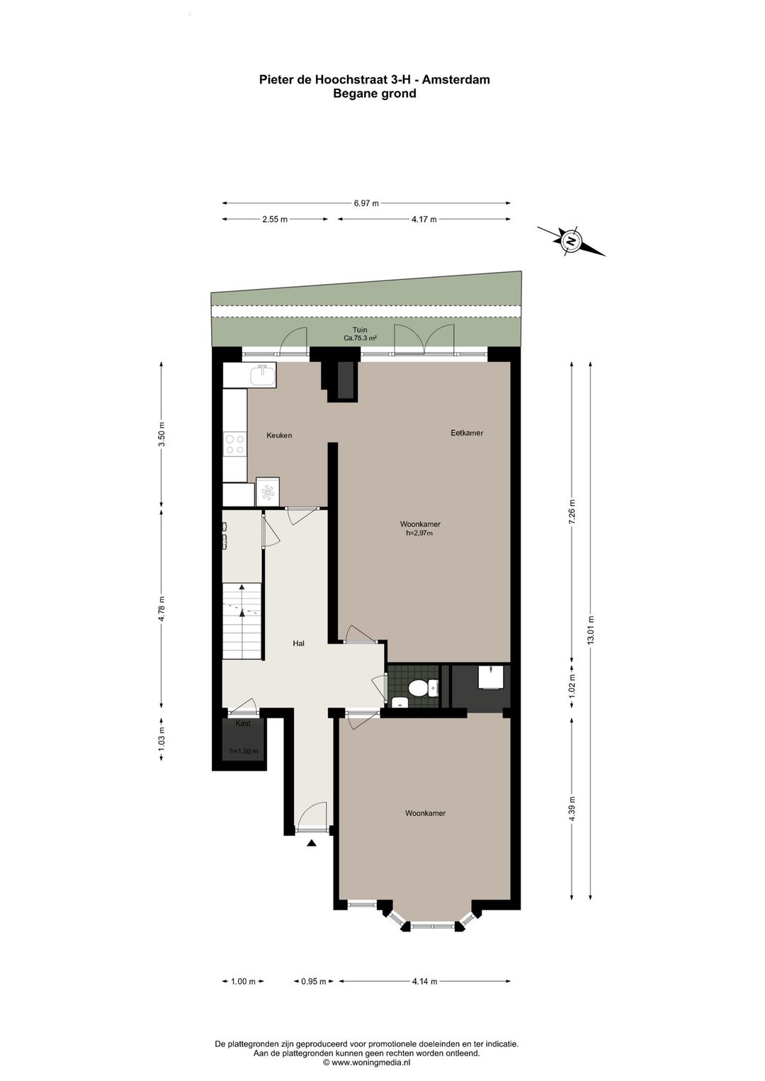 Foto 32 van Pieter de Hoochstraat 3-H