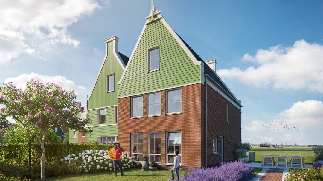 Foto 1 van 2 onder 1 kap (Bouwnr. 81)