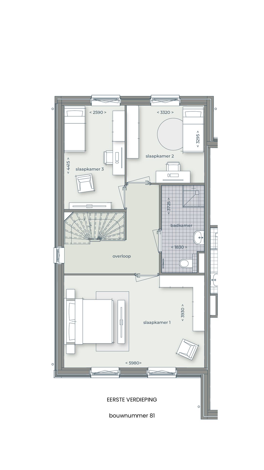 Foto 7 van 2 onder 1 kap (Bouwnr. 81)